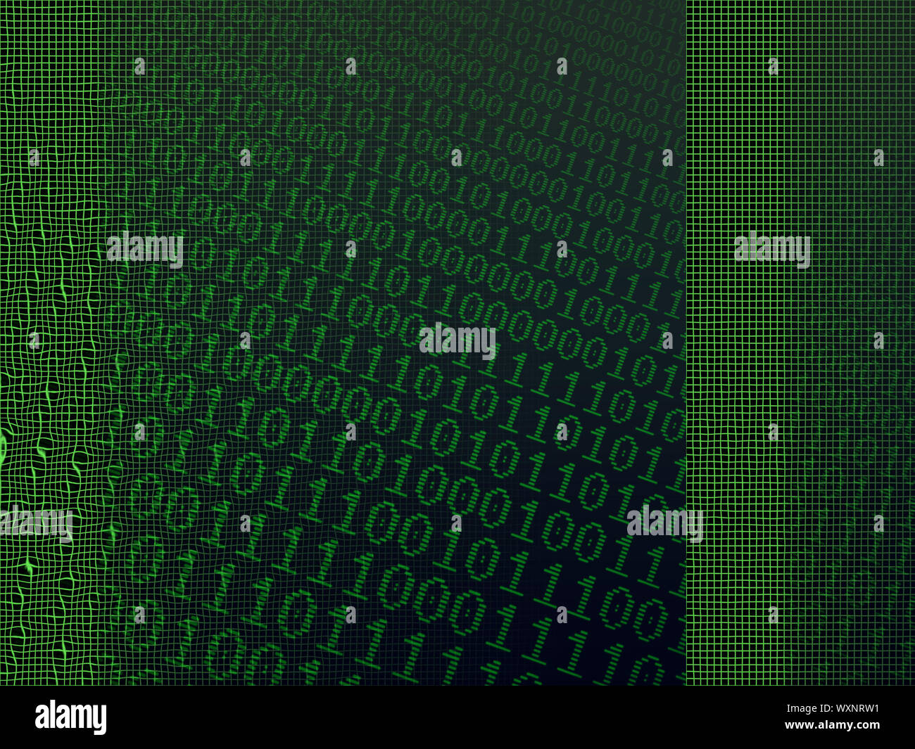 Abstract background of digital binary computer language code Stock ...