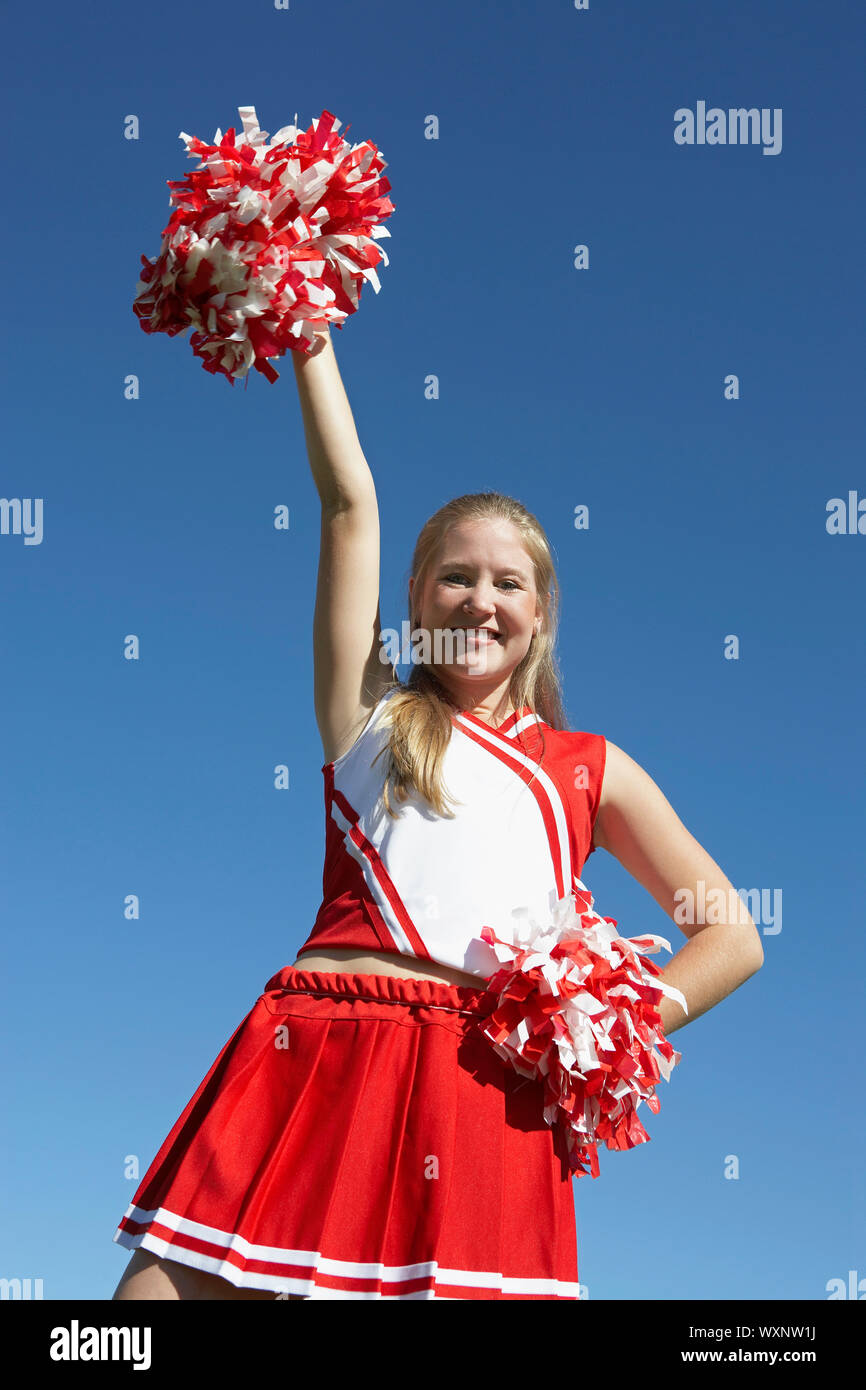 Cheerleader Pom Poms Stock Photo - Download Image Now