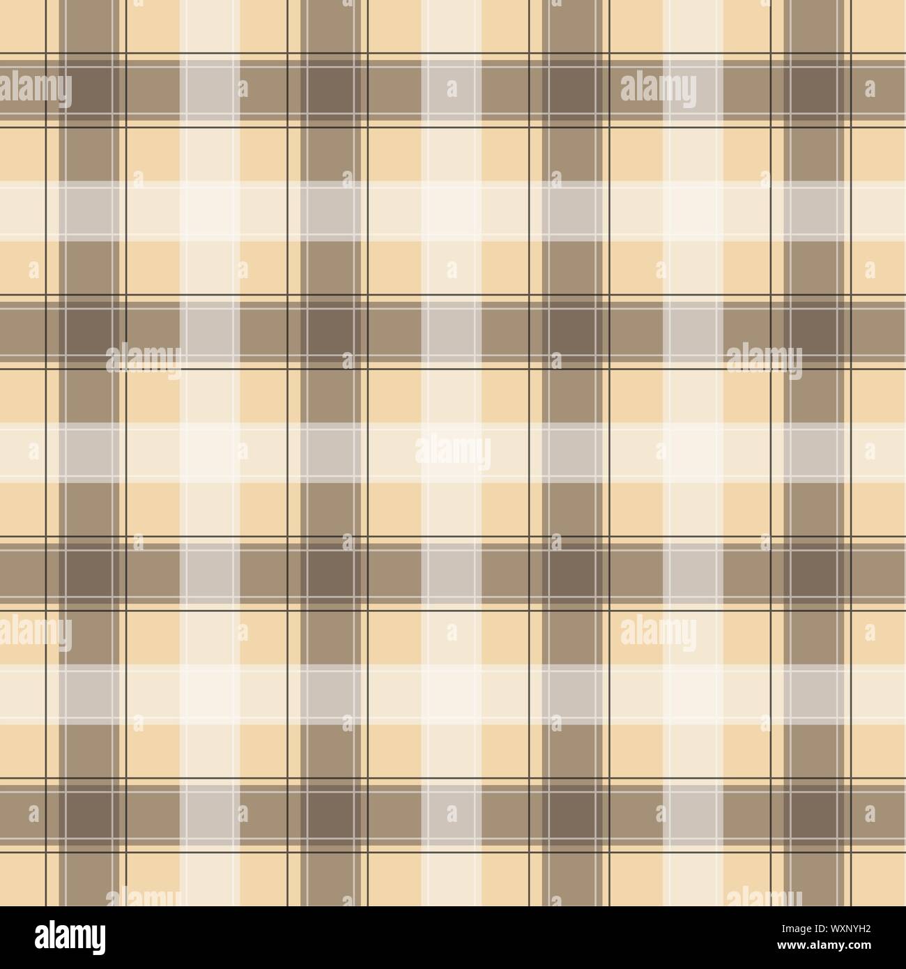 Light Brown Gingham Pattern Texture From Squares For Plaid Tablecloths Clothes Shirts Dresses Paper Bedding Blankets Quilts And Other Texti Stock Vector Image Art Alamy