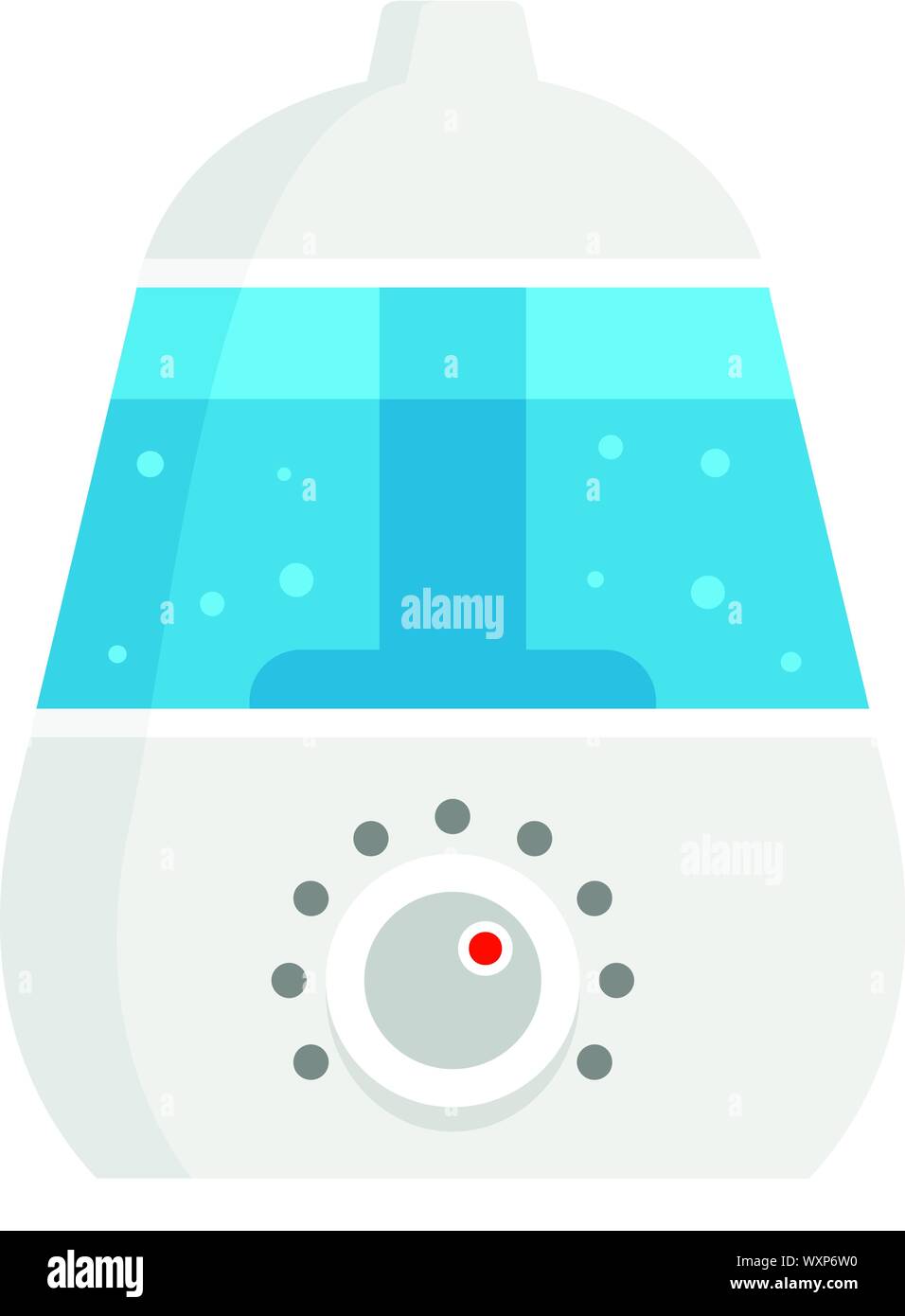 Healthy humidifier icon. Flat illustration of healthy humidifier vector ...