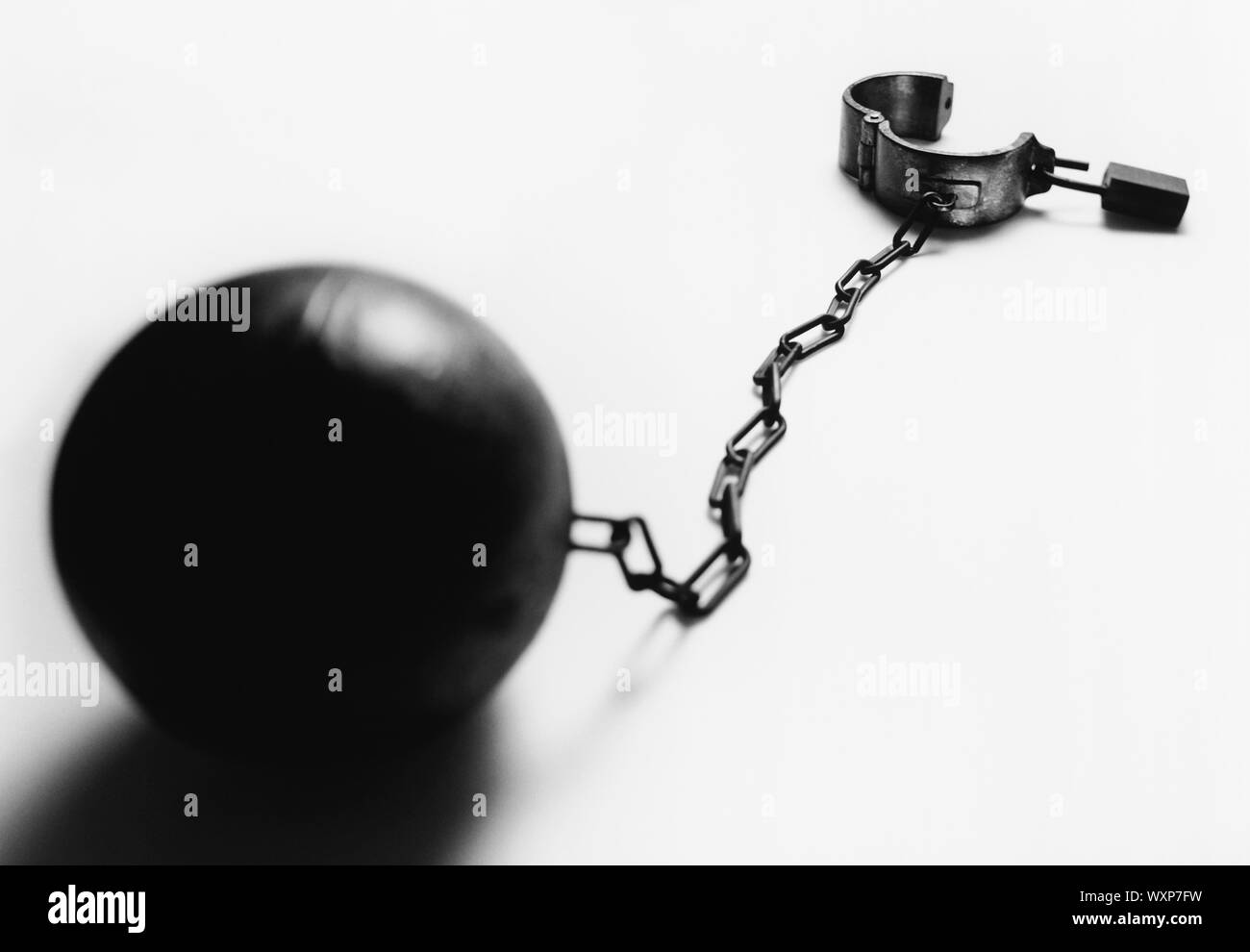 Ball and Chain Stock Photo Alamy