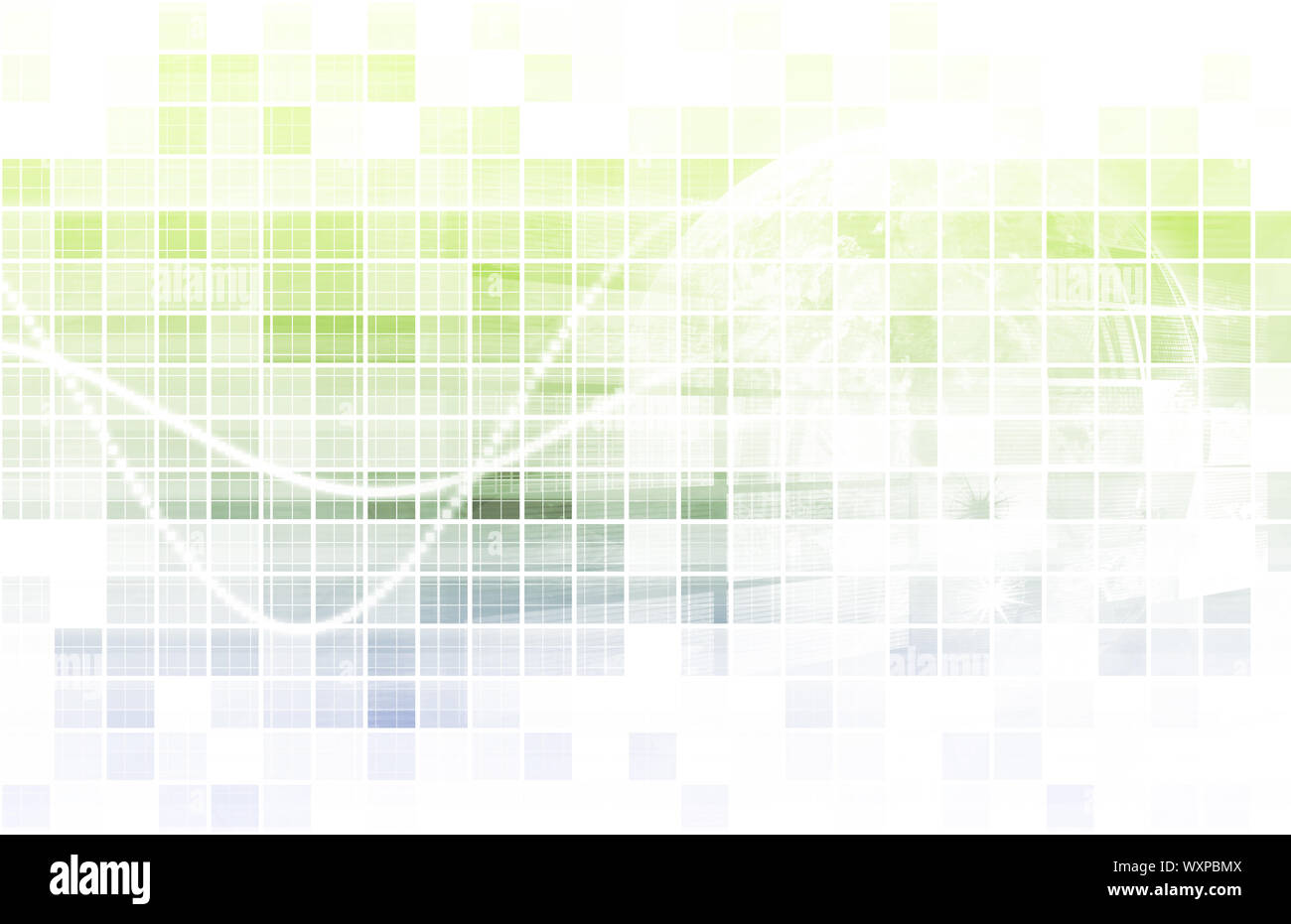 System Software Program with Running Code Script Stock Photo