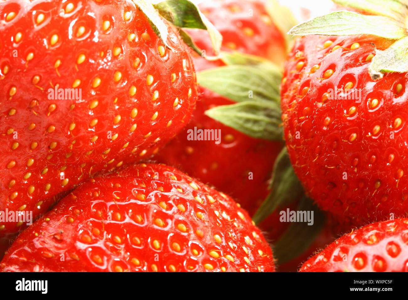 strawberry isolated on white background Stock Photo - Alamy