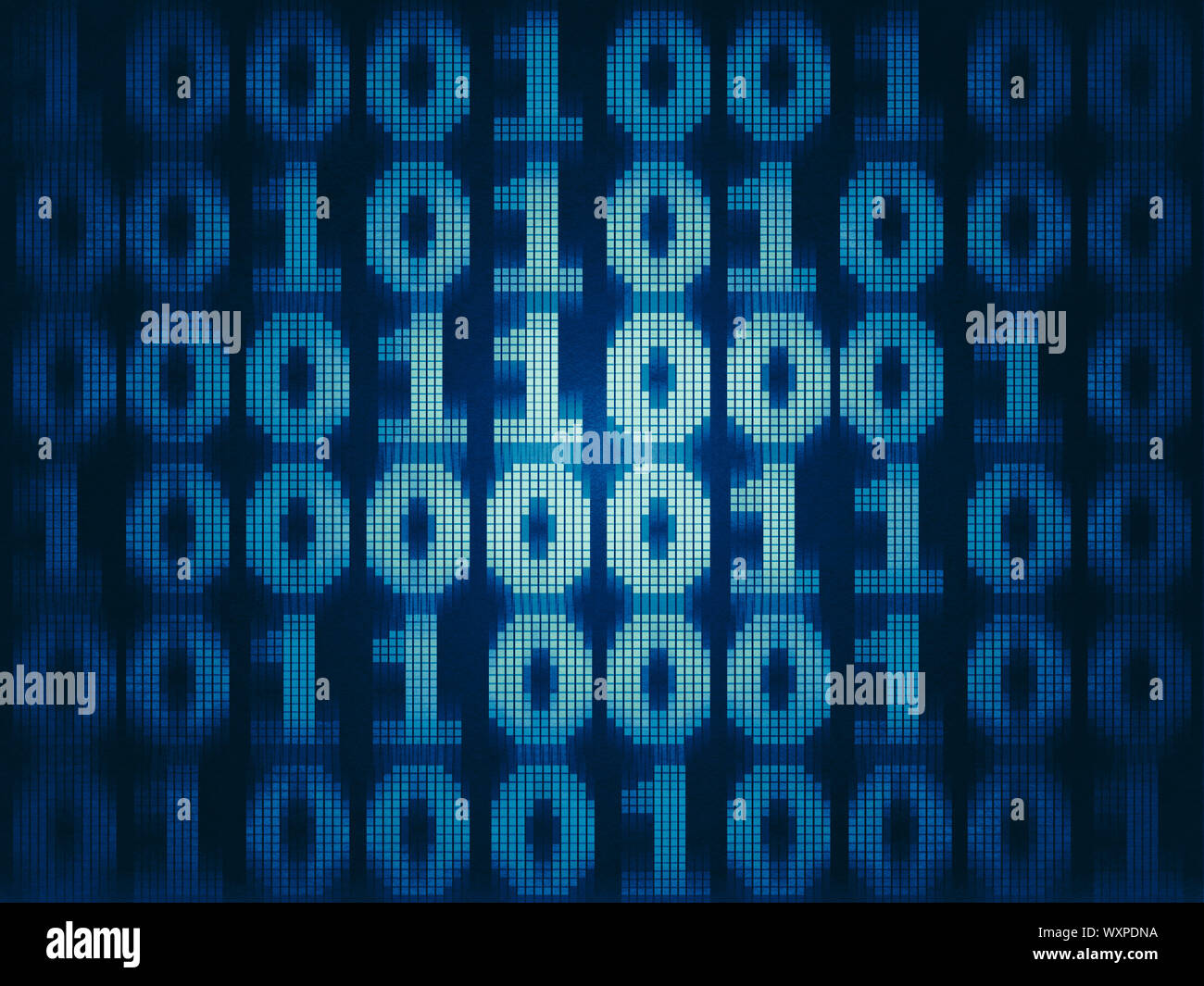Abstract binary computer code, grunge numeral background Stock Photo ...
