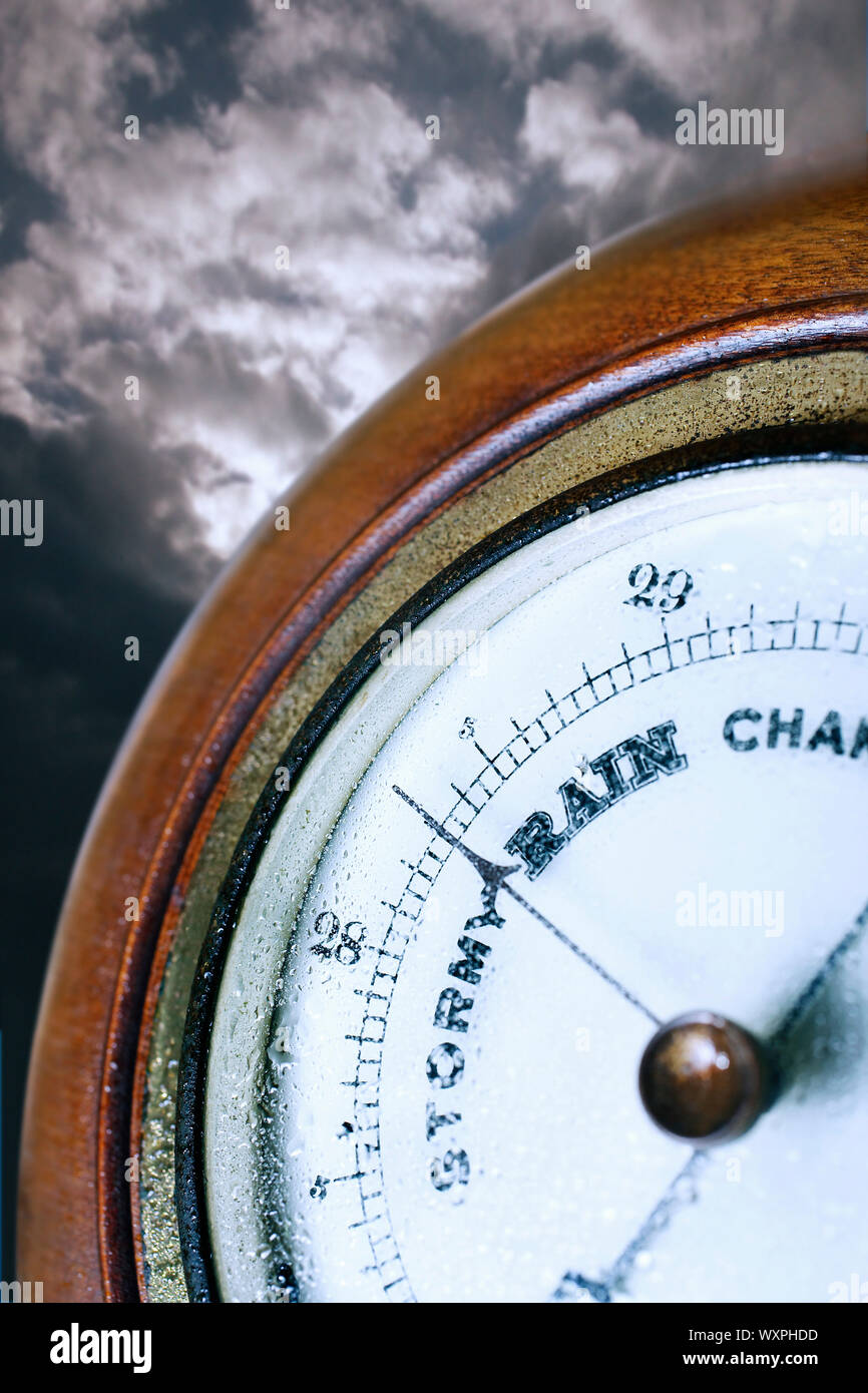 Weather Gauge Stock Photo Alamy