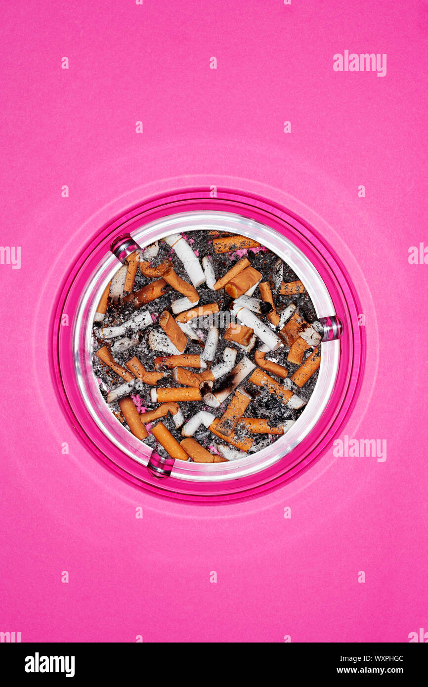 Cigarettes in an Ashtray Stock Photo Alamy