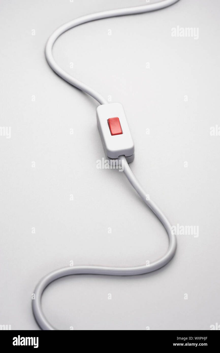 On and Off Switch on a Cord Stock Photo - Alamy