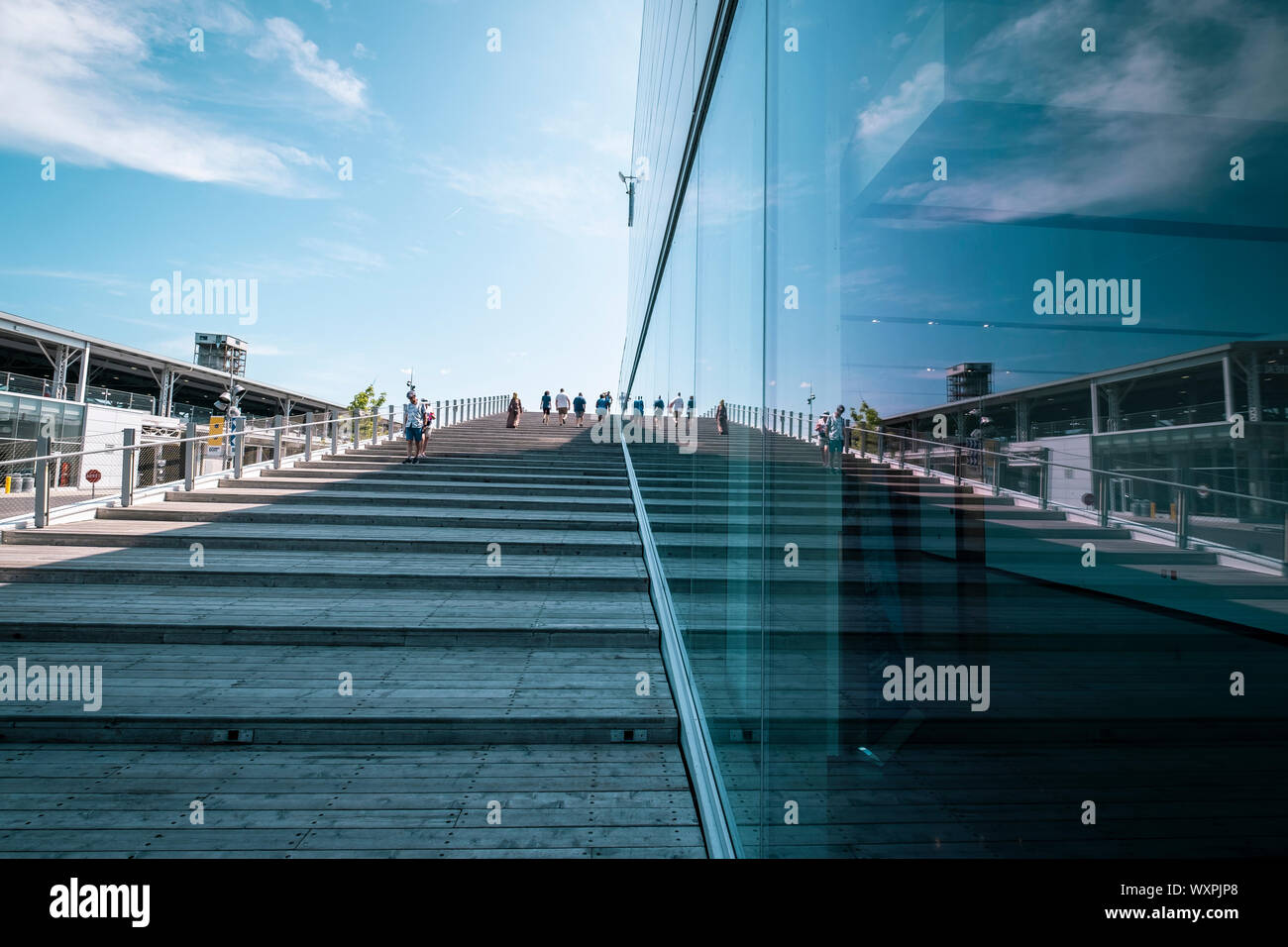 Montreal Cruise Terminal, Quebec Stock Photo Alamy