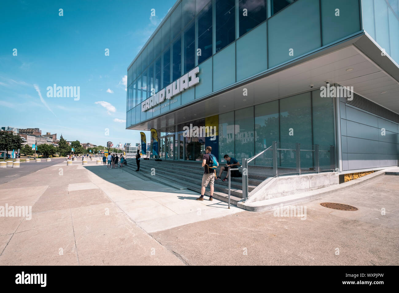 Montreal Cruise Terminal, Quebec Stock Photo Alamy