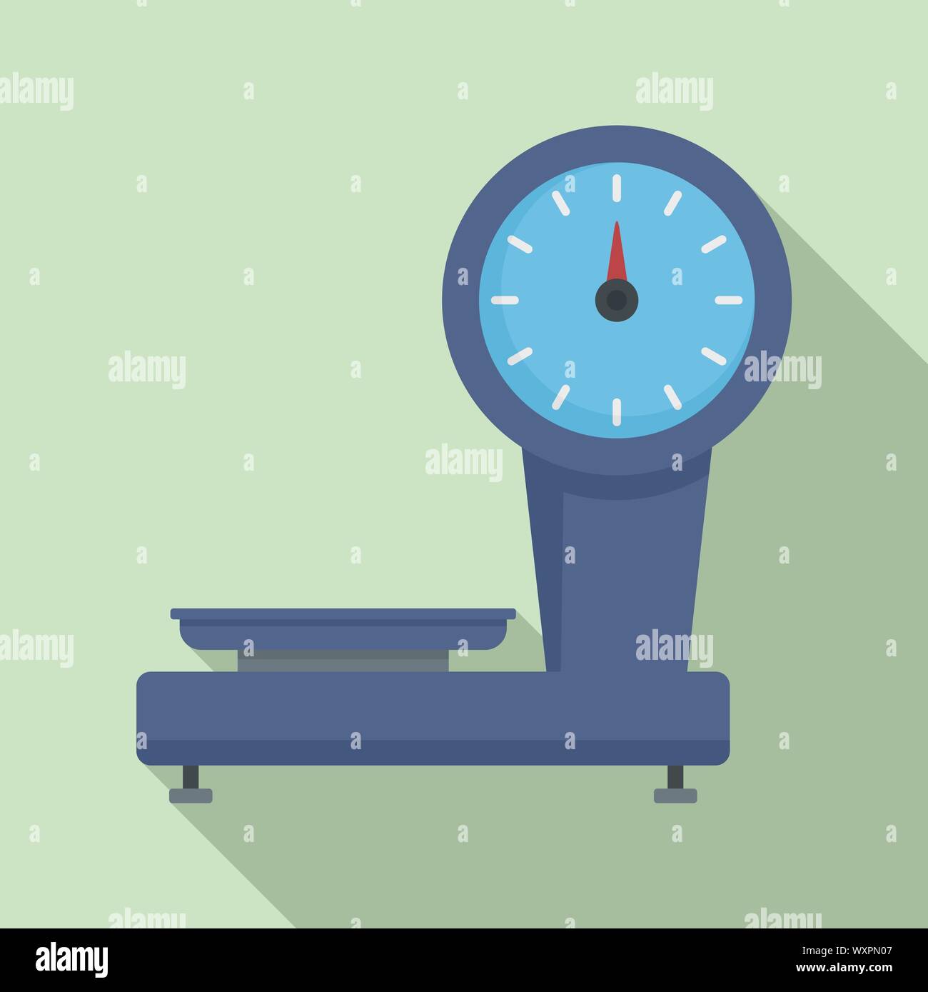 Old market scales icon. Flat illustration of old market scales vector icon for web design Stock ...