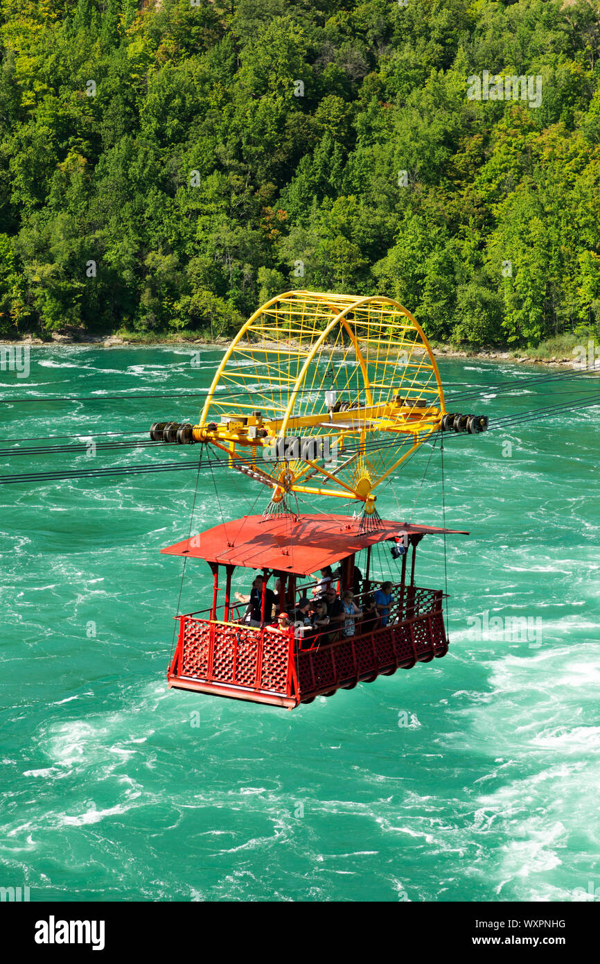 Whirlpool Aero Car Attraction Niagara Falls Ontario Canada Stock Photo
