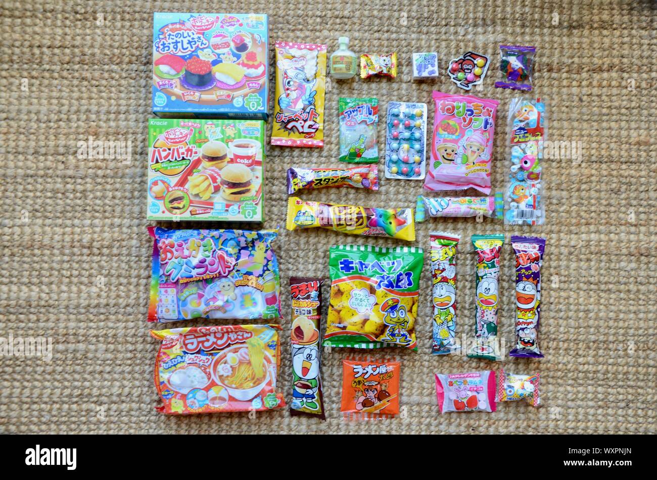 japanese candy assortment by kraciepopincookin imorted Stock Photo Alamy