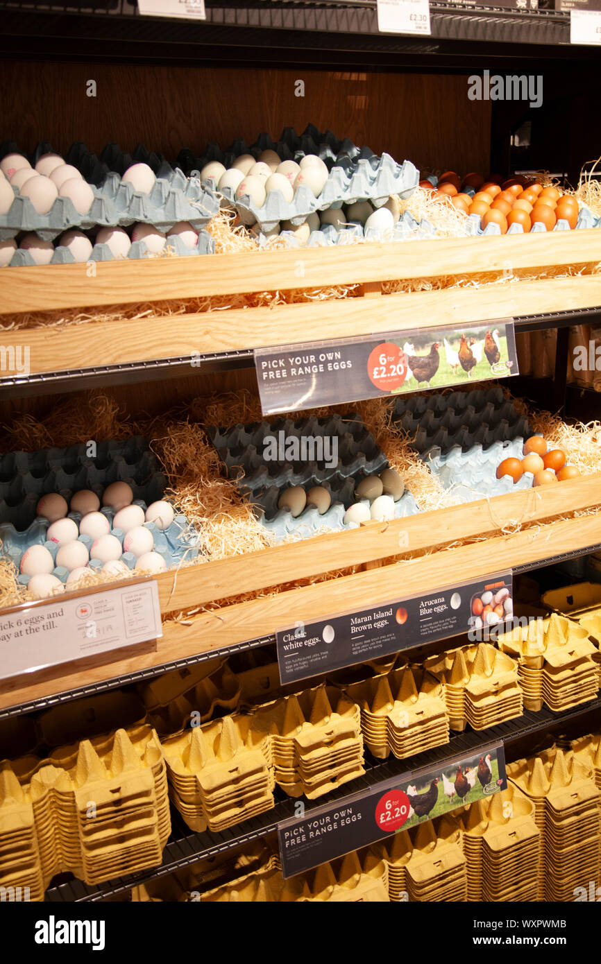 Marks and Spencer Eggs, Clapham Junction - London UK Stock Photo