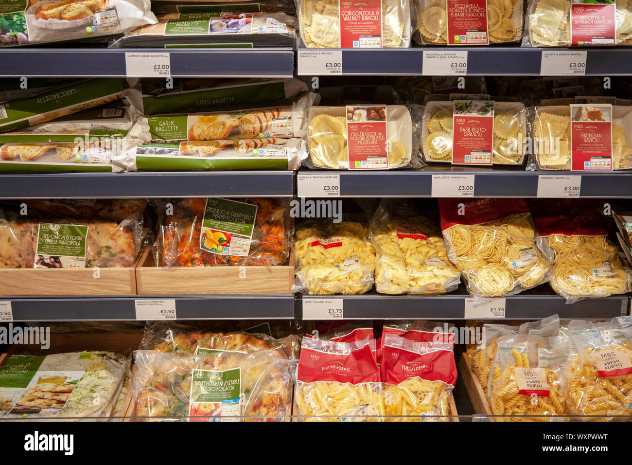 Marks And Spencer Food Hall Stock Photos & Marks And Spencer Food Hall