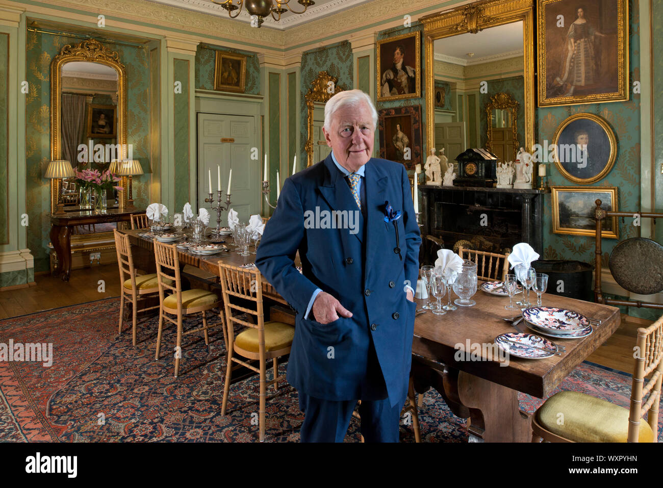Sir Benjamin Slade, the 7th.baronet at his home, Maunsell House ...