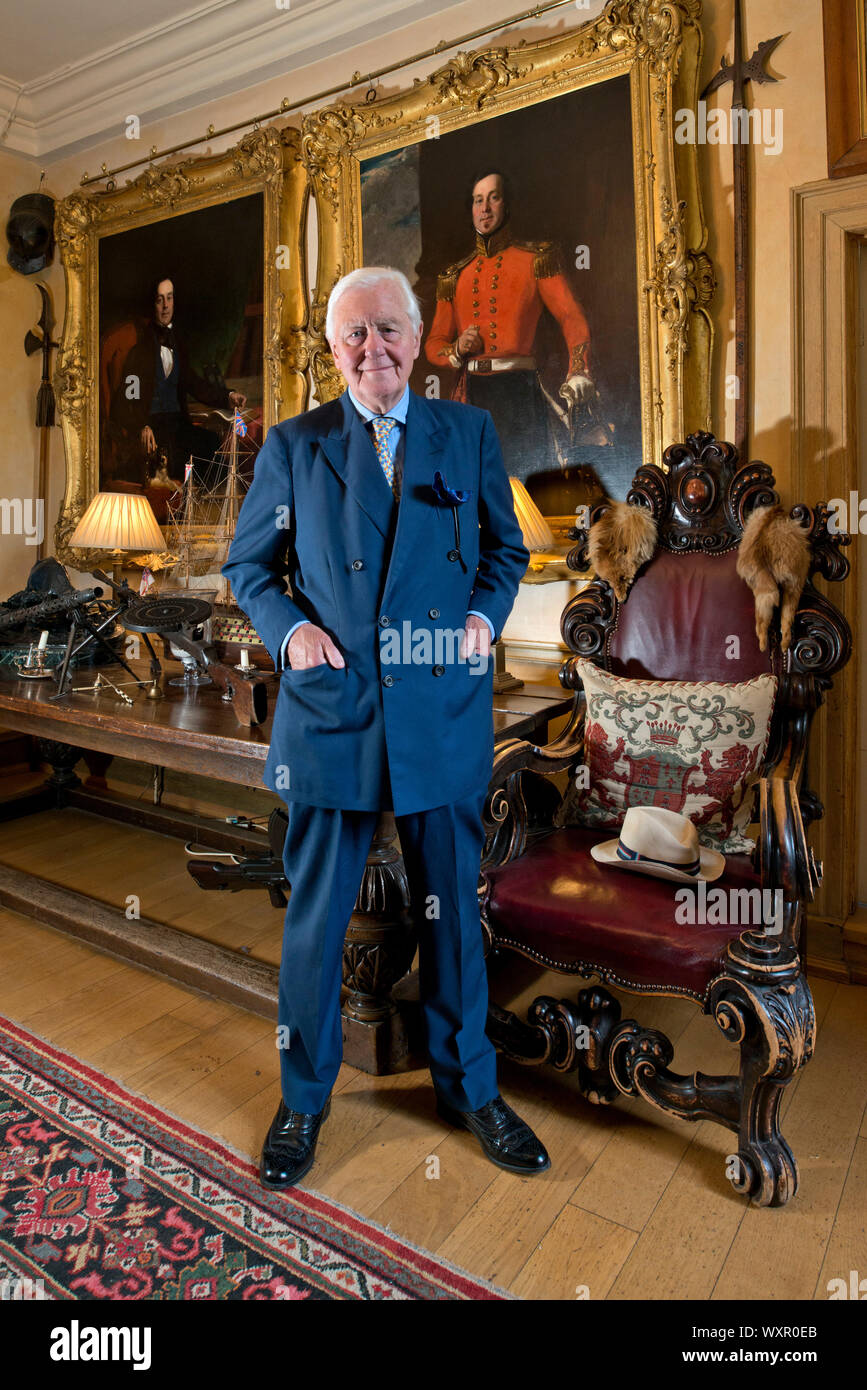 Sir Benjamin Slade, the 7th.baronet at his home, Maunsell House ...