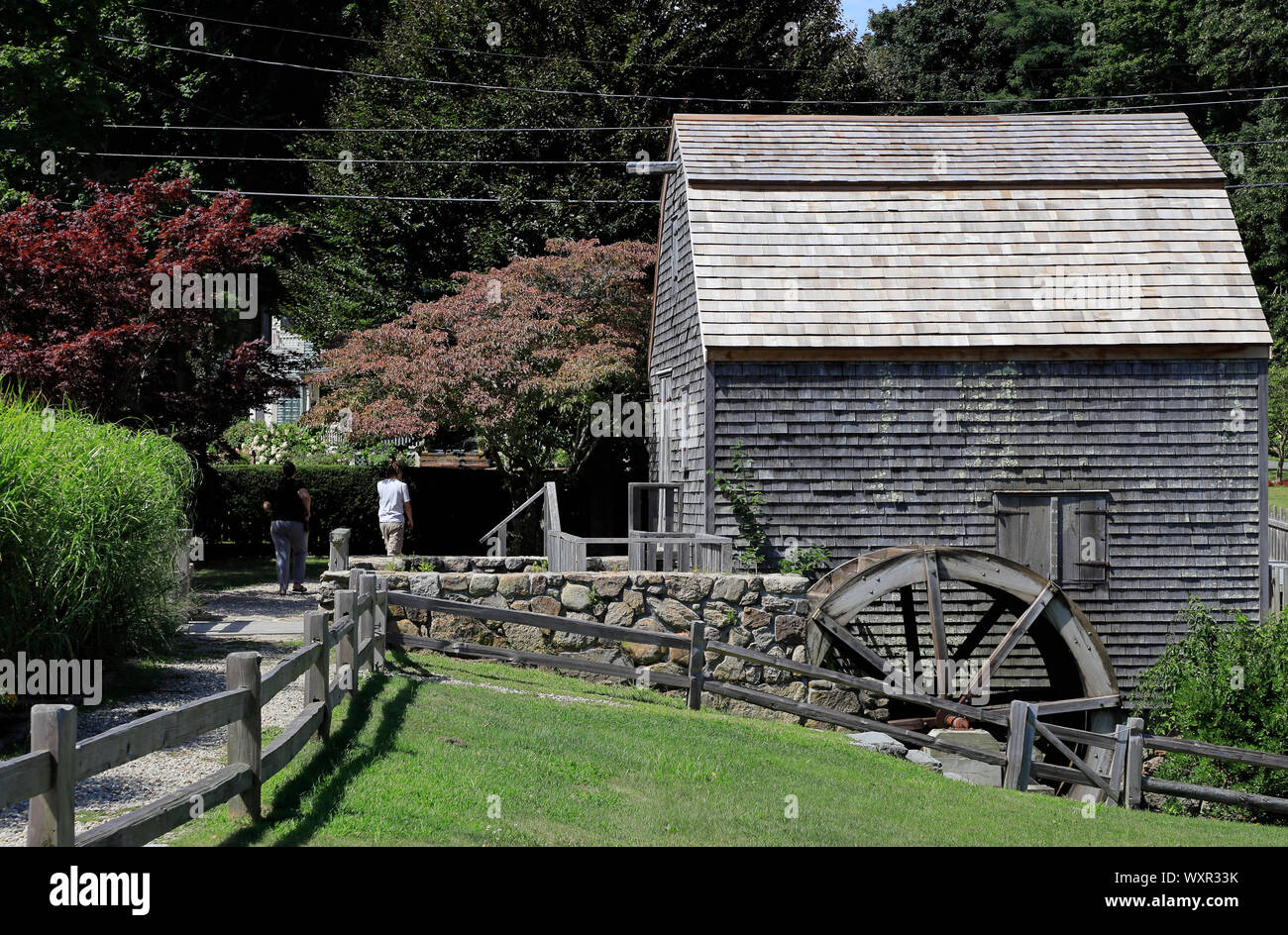 Dexter's Grist Mill. Sandwich.Cape Cod.Massachusetts.USA Stock Photo