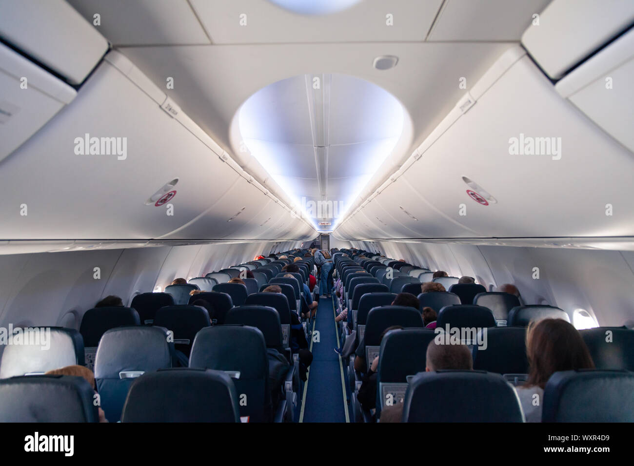 Passengers cabin back view hi-res stock photography and images - Alamy