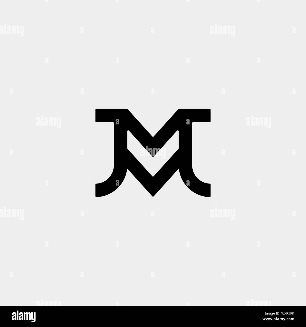 Mj logo Black and White Stock Photos & Images Alamy