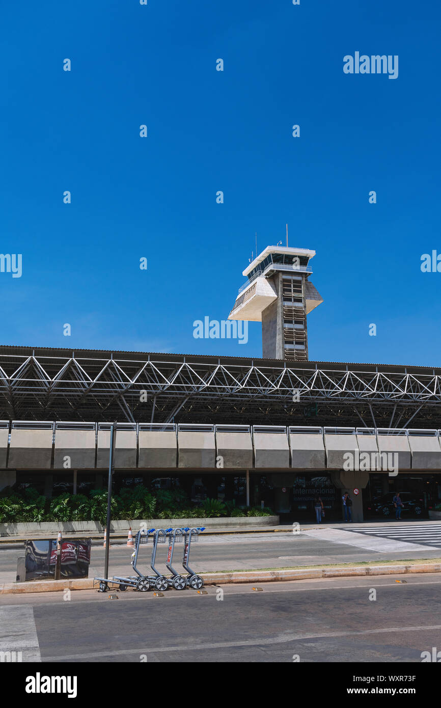 Front view of Brasilia's international airport Stock Photo Alamy