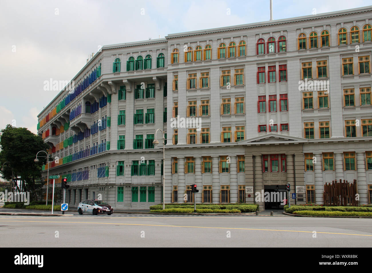 MICA Building in singapore Stock Photo