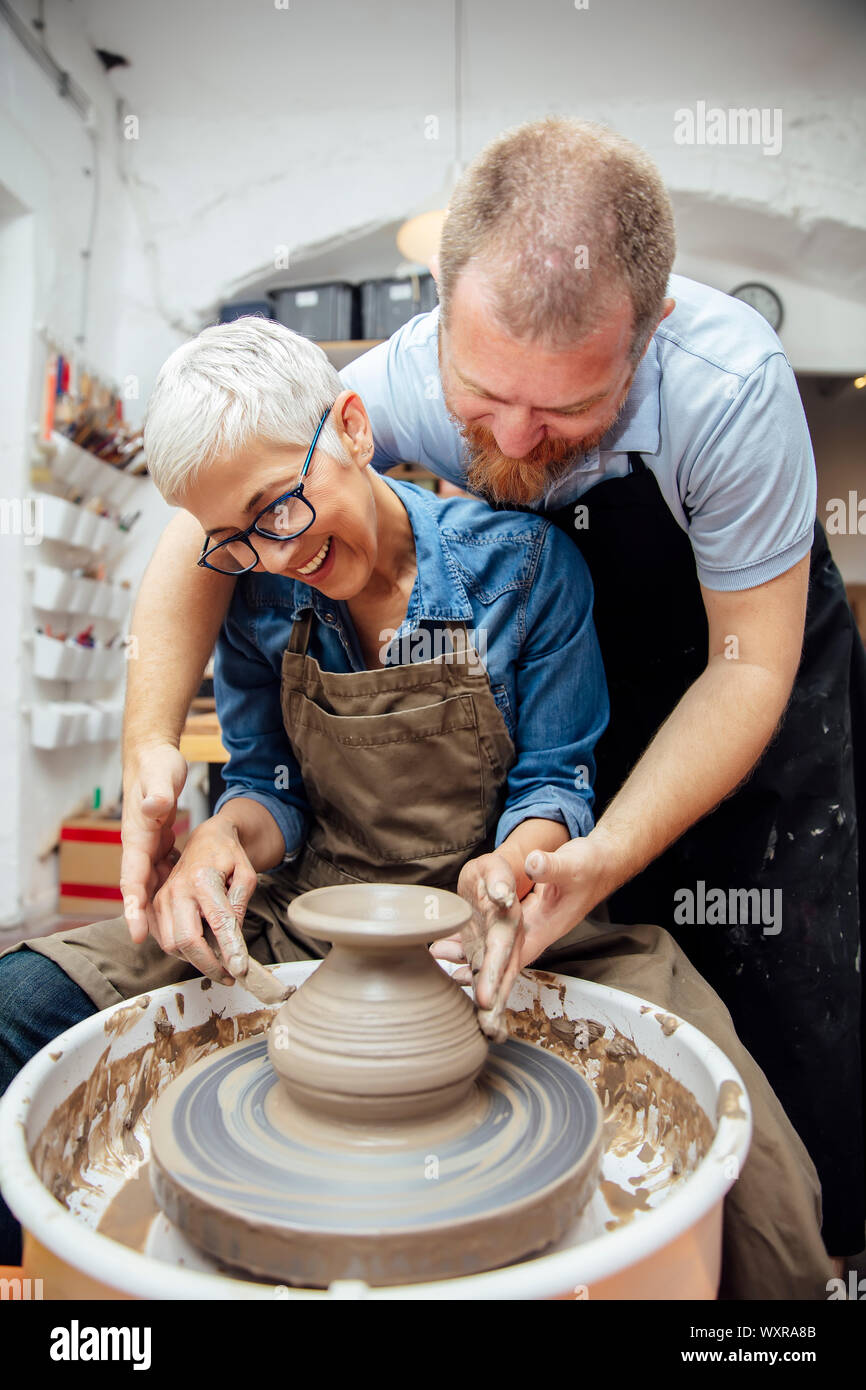 Pottery teacher hi-res stock photography and images - Alamy