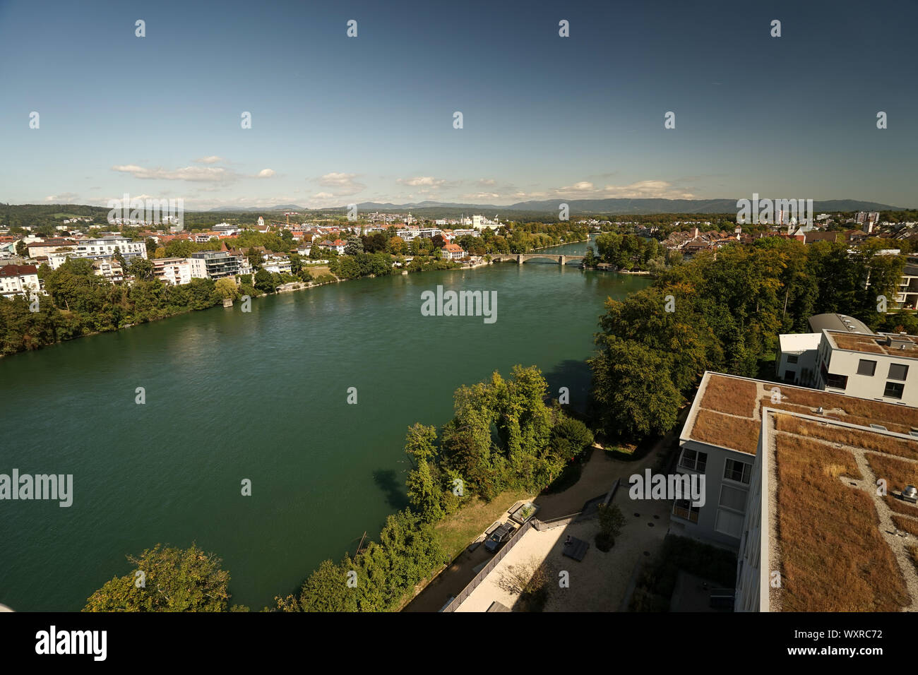 Rheinfelden Baden at the river Rhine Stock Photo Alamy