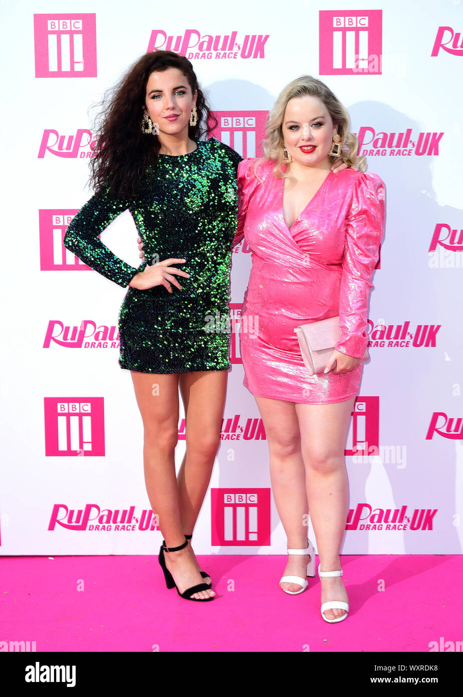 Jamie-Lee O'Donnell and Nicola Coughlan attending the RuPaul Drag race  premiere, Bloomsbury Ballroom, London Stock Photo - Alamy