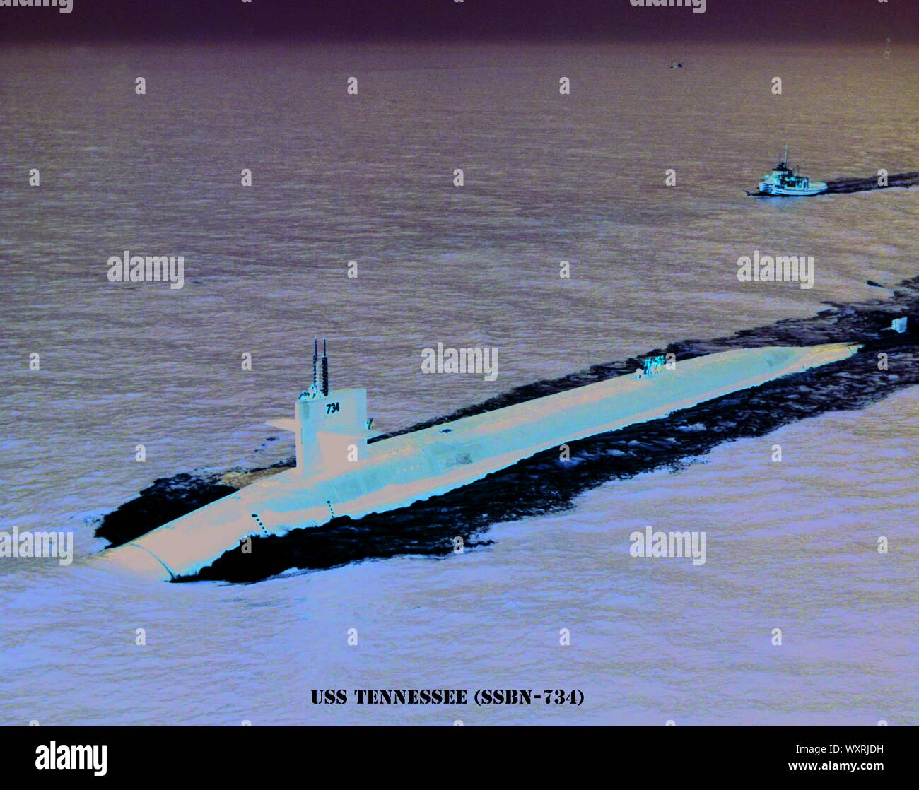 DVIDS - Images - USS Tennessee (SSBN 734) (Blue) Arrives In TRF Dry Dock [Image 13 Of 13 - Foto 5