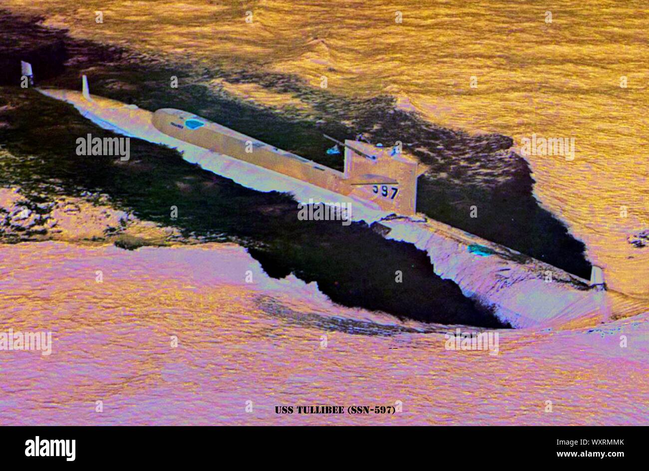 USS TULLIBEE (SSN597 Stock Photo Alamy