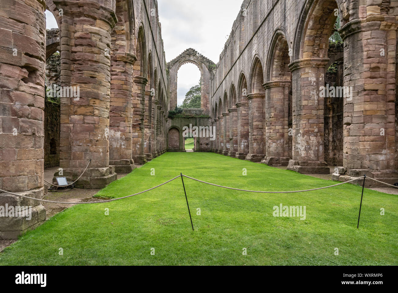 Fountains Abbey, North Yorkshire, England Stock Photo Alamy