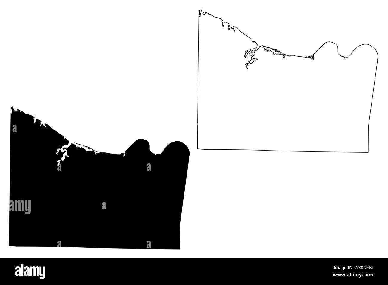 Morgan County, Alabama (Counties in Alabama, United States of America,USA, U.S., US) map vector illustration, scribble sketch Morgan map Stock Vector