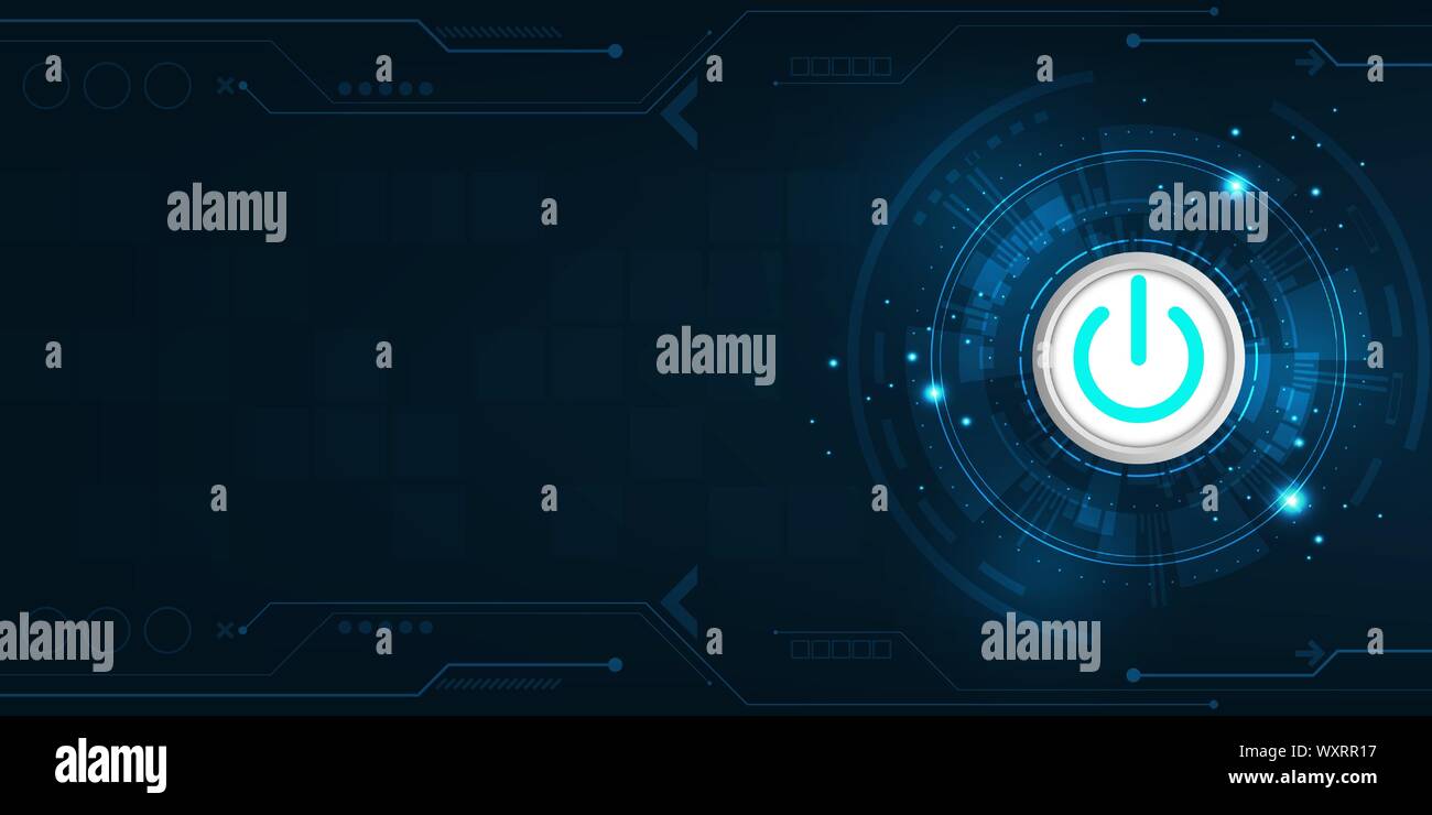 The interface that opens the system using a switch for presentation ...