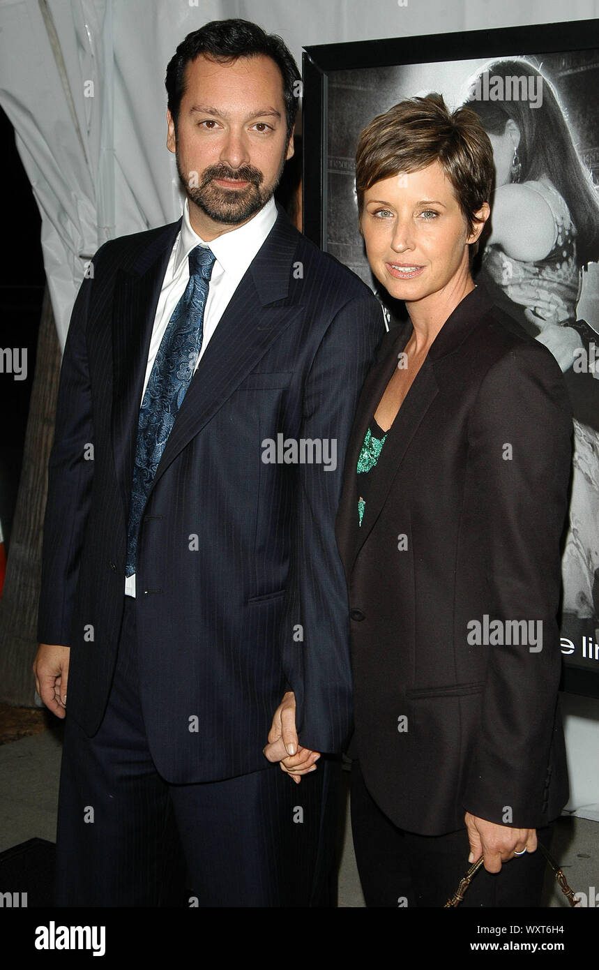 Director James Mangold and wife Producer Cathy Konrad at the Celebrity Screening of Twentieth Century Fox 'Walk The Line' held at the Academy of Motion Picture Arts and Sciences, Samuel Goldwyn Theatre in Beverly Hills, CA. The event took place on Thursday, November 9, 2005.  Photo by: SBM / PictureLux - File Reference # 33864-3369SBMPLX Stock Photo