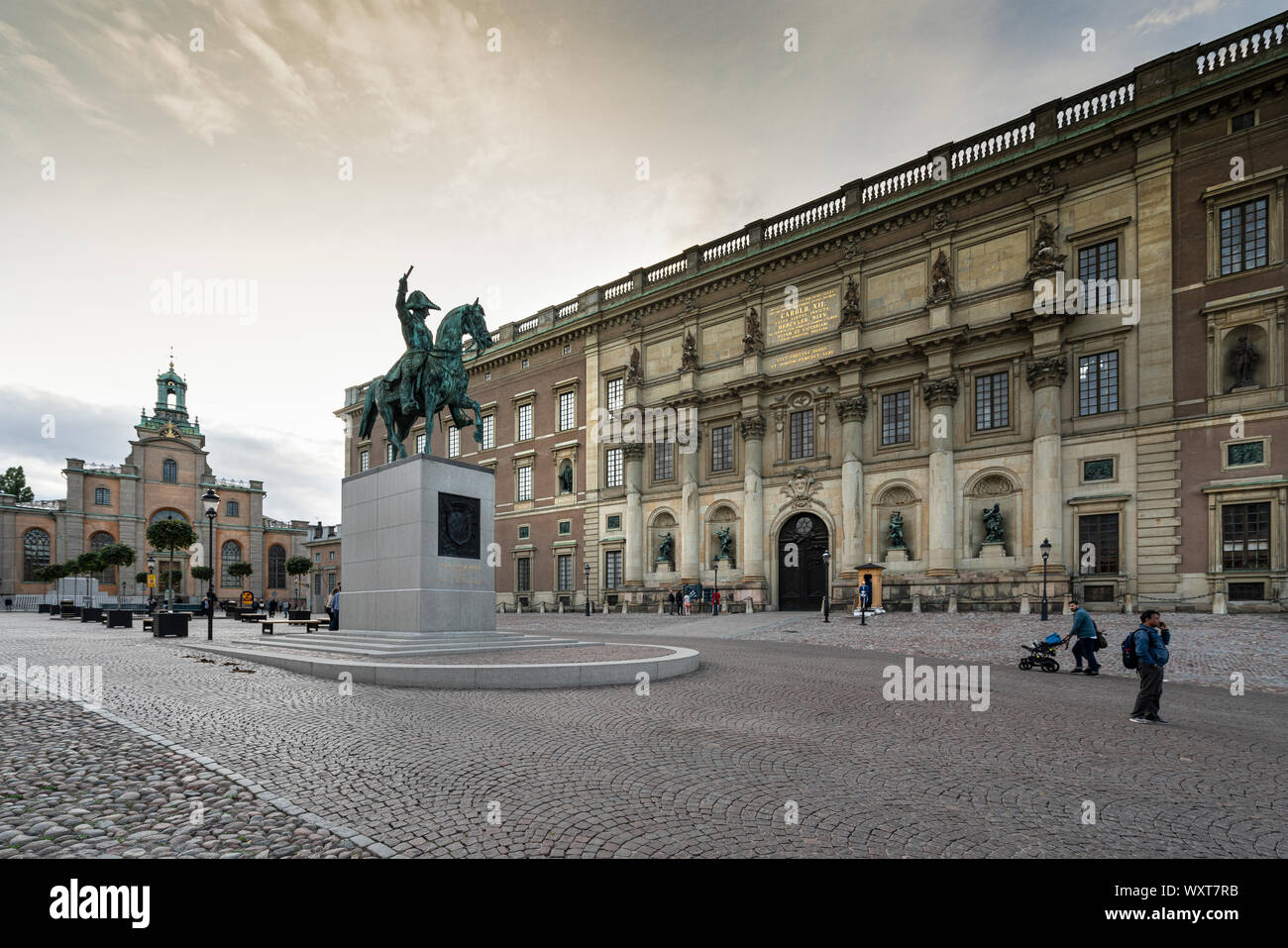 Stockholm, Sweden. September 2019. A View Of The Karl XIV Johan's ...