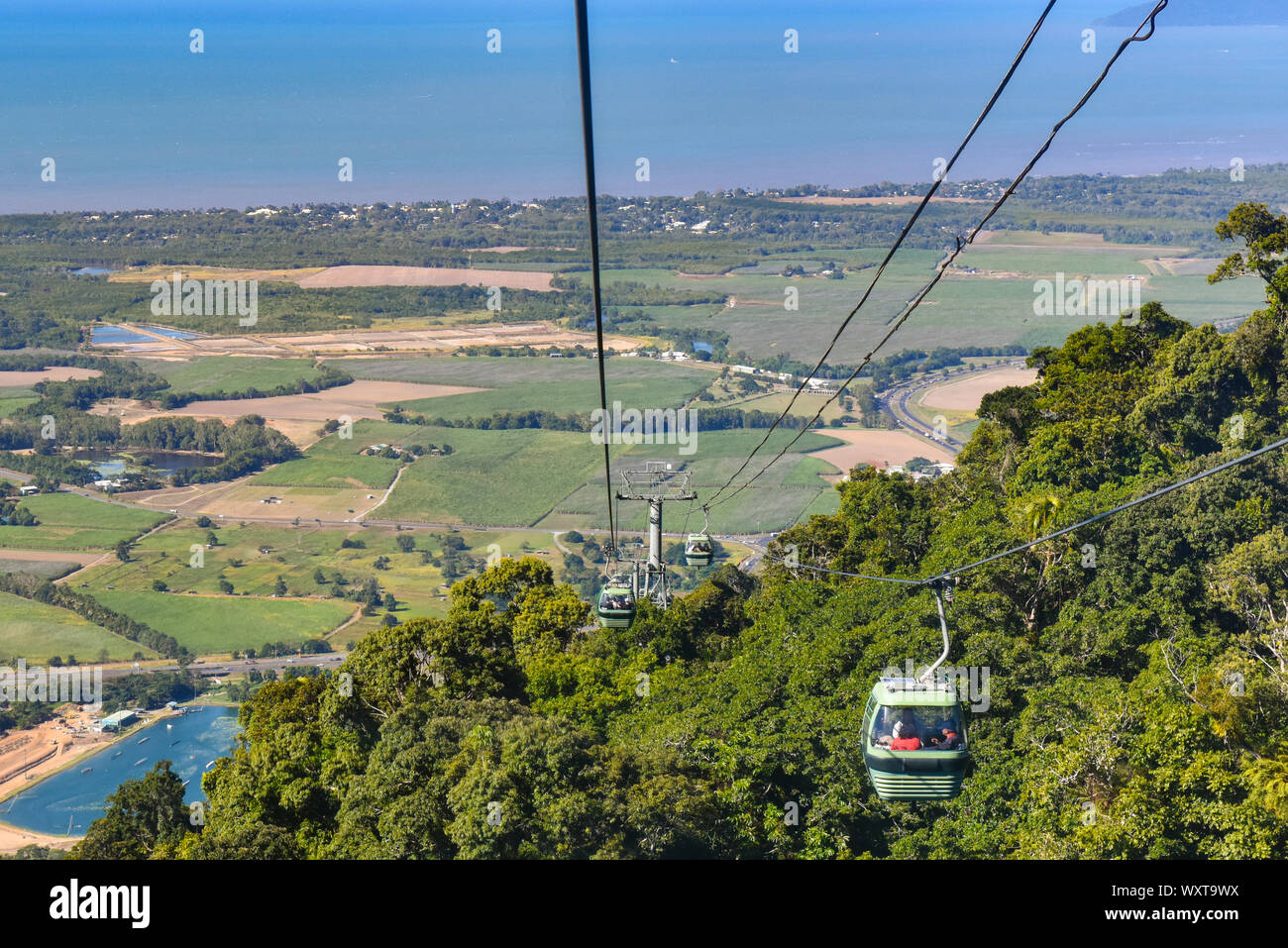 Skyrail Rainforest Cableway is the longest cable car in the world