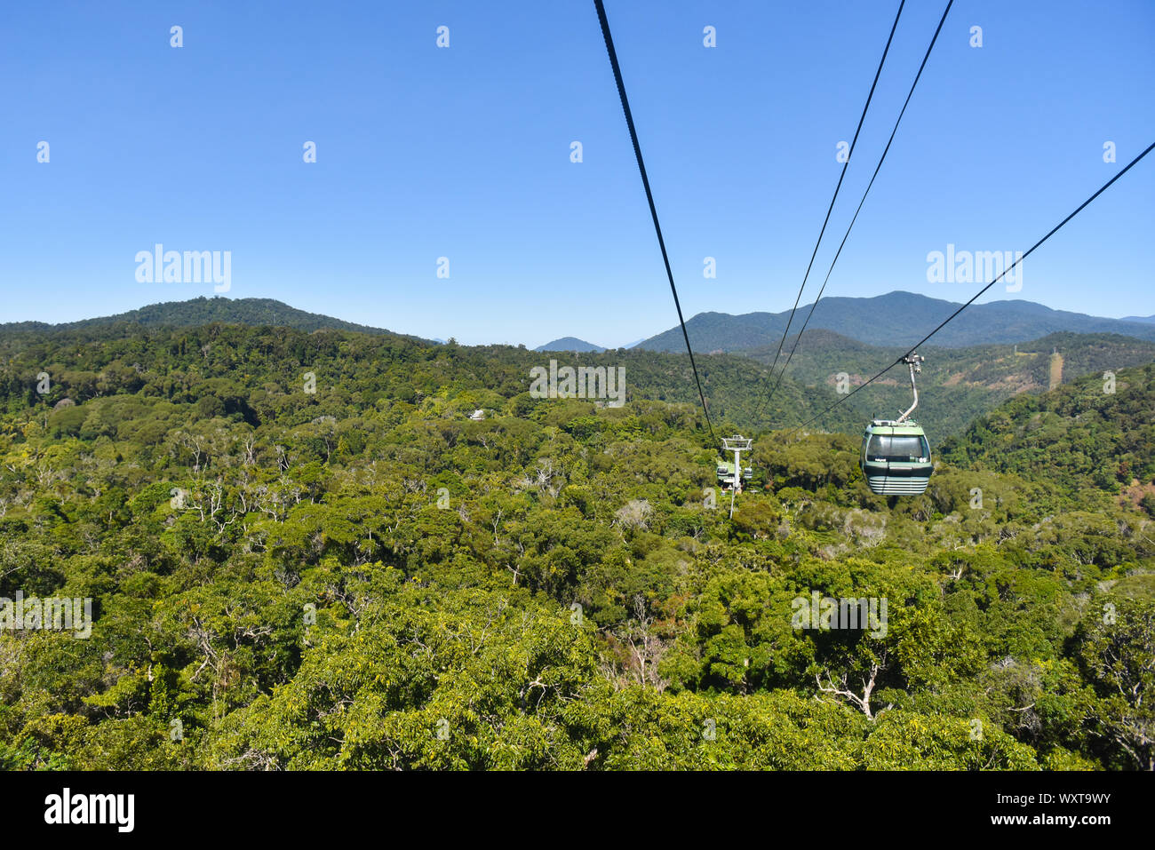 Skyrail Rainforest Cableway is the longest cable car in the world