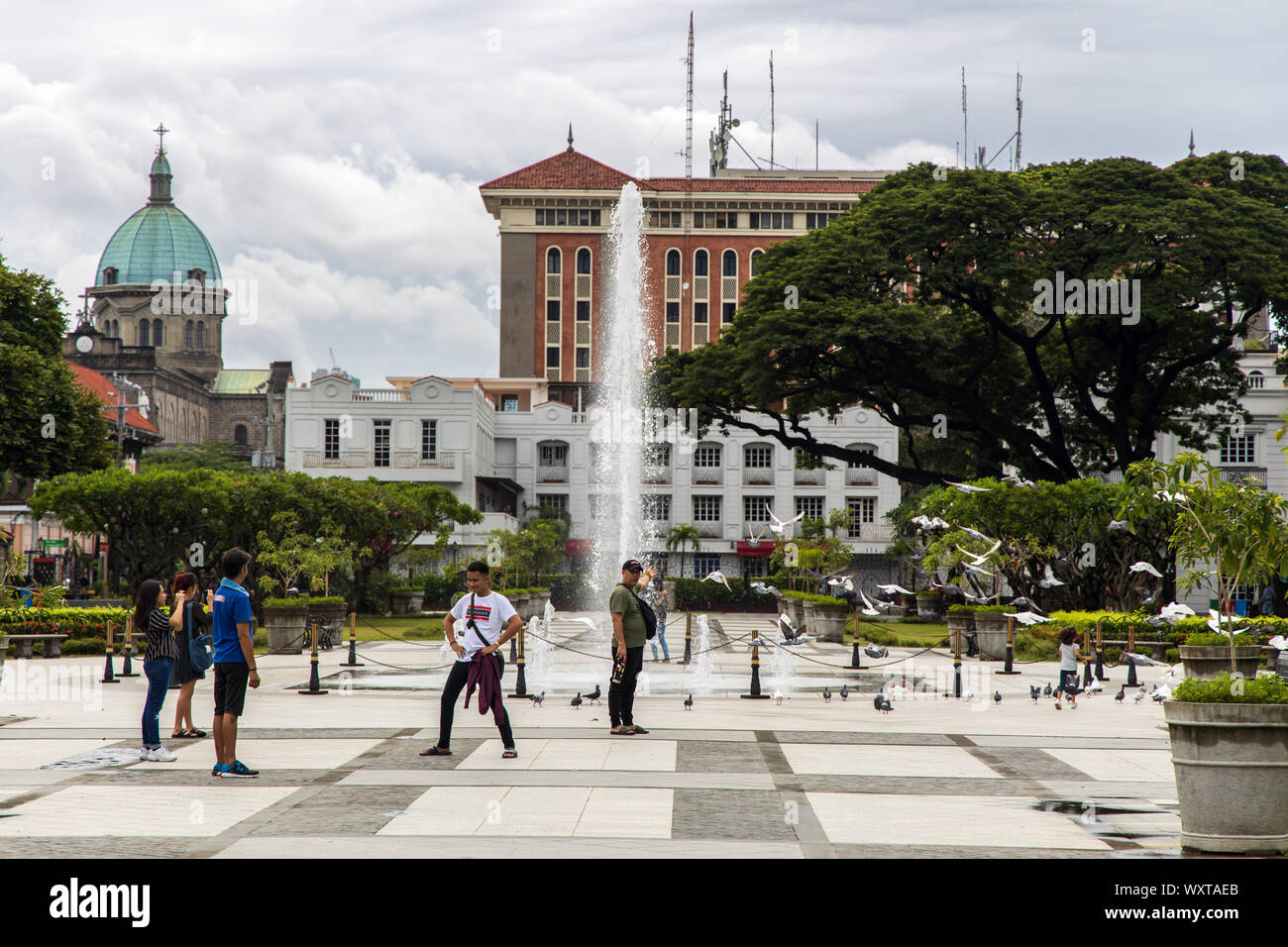Sep 15, 2019 People who tour Fort Santiago Intramuros, Manila, Philippines Stock Photo