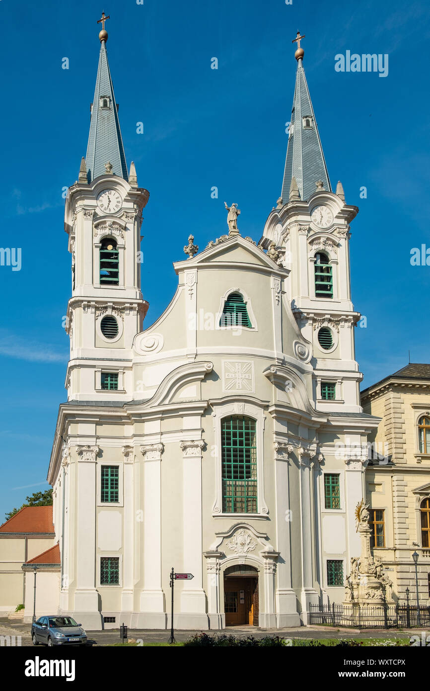 ESZTERGOM, HUNGARY - AUGUST 20, 2019: Watertown Church Stock Photo