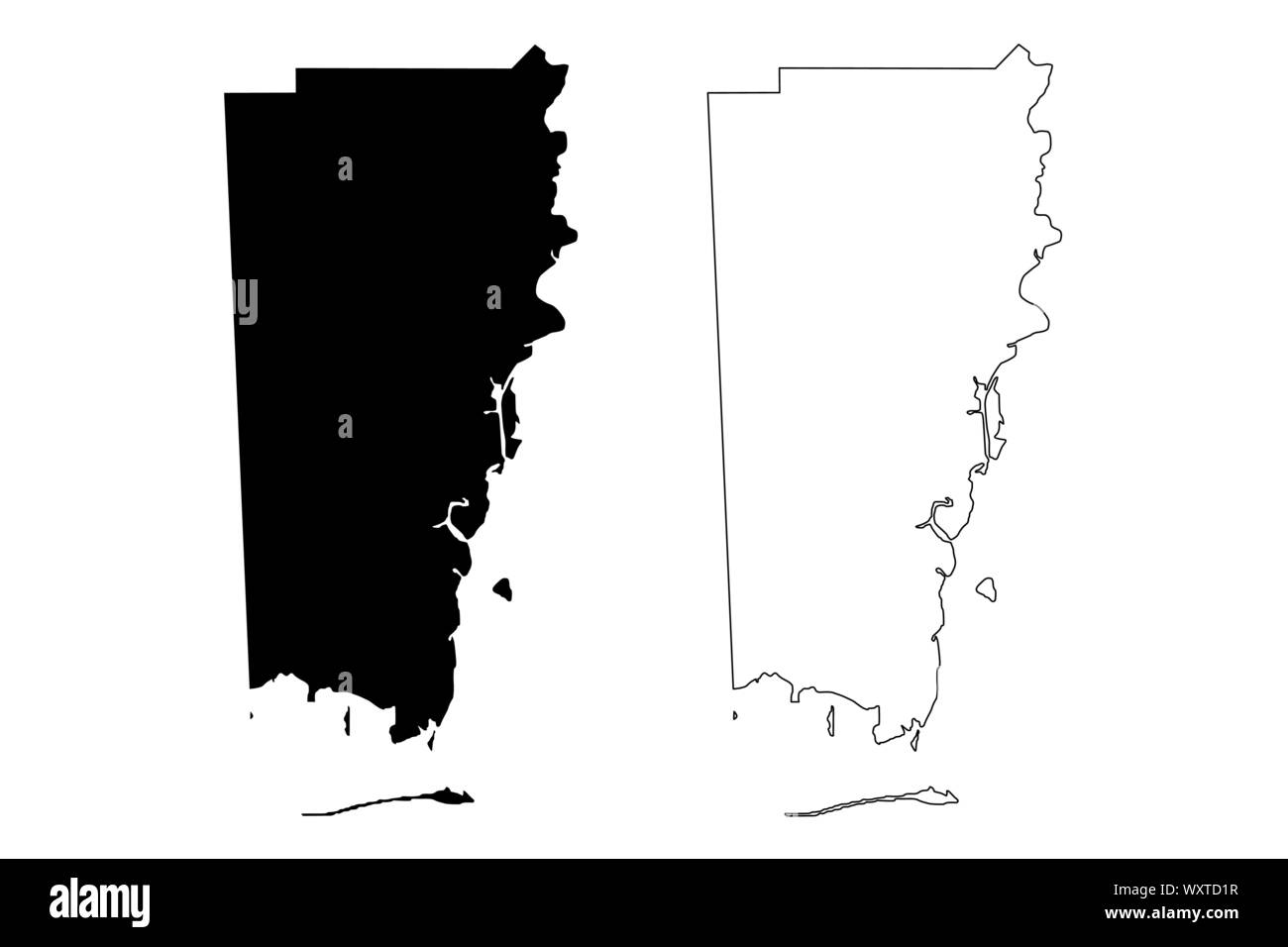 Mobile county Stock Vector Images Alamy