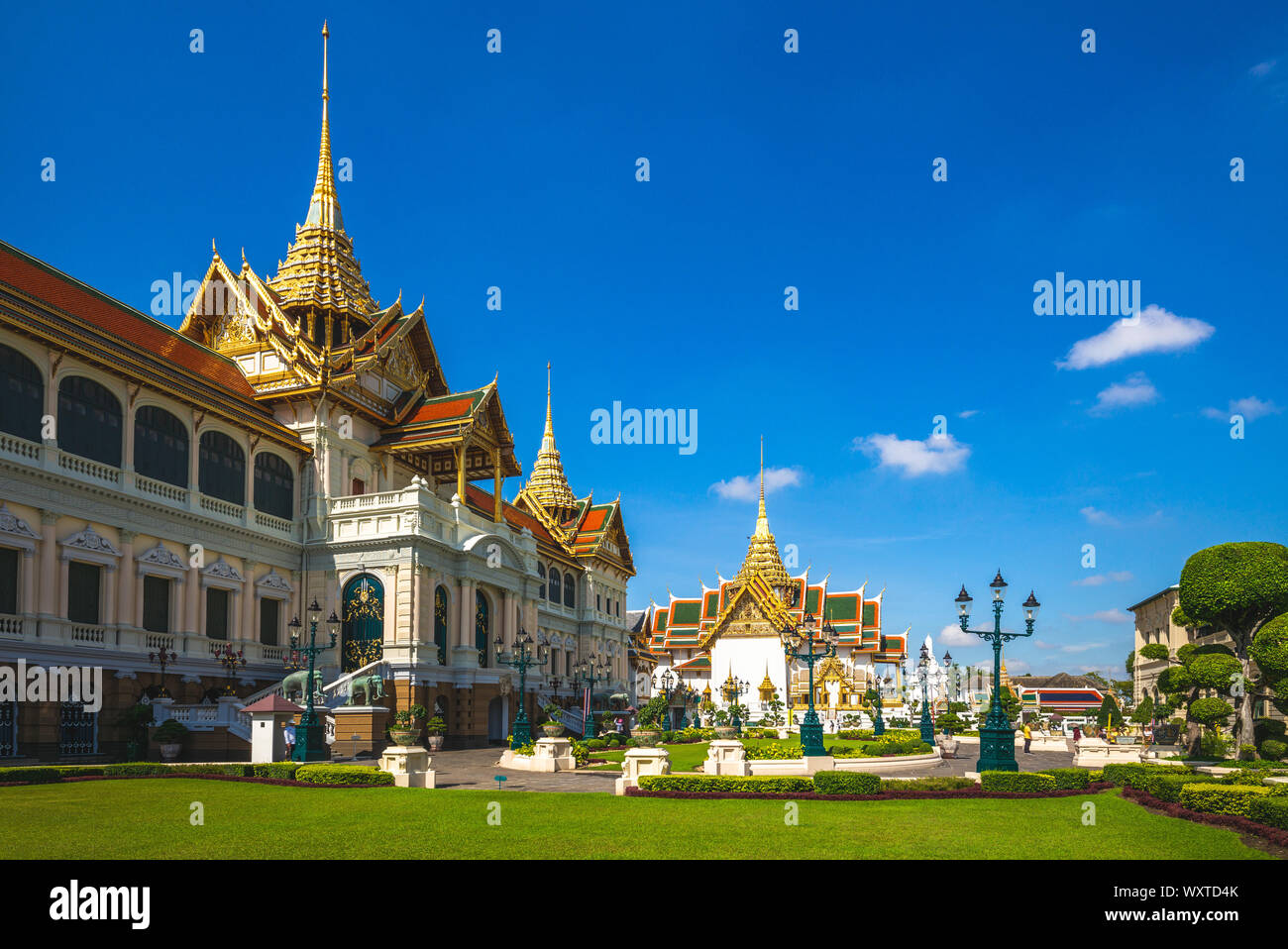 Chakri Maha Prasat, Grand Palace, bangkok thailand Stock Photo
