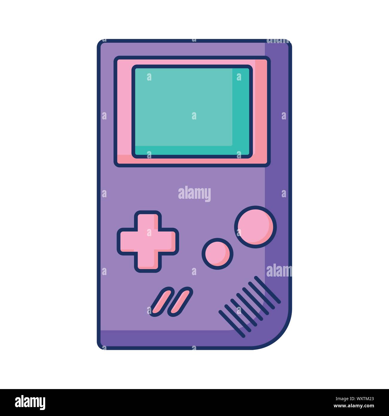 gameboy retro device with color pastel vector illustration design Stock  Vector Image & Art - Alamy