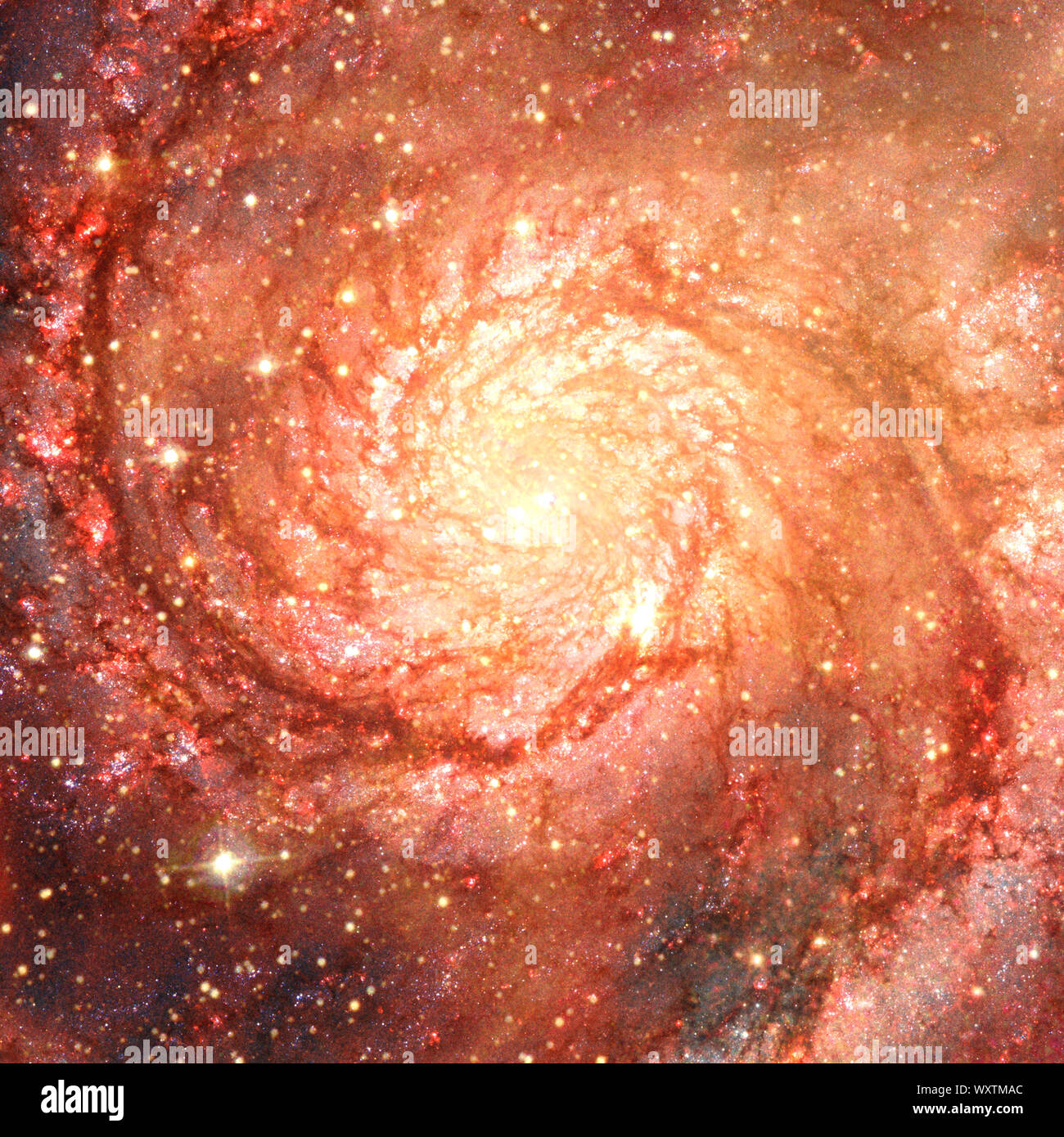 Universe filled with stars, nebula and galaxy. Elements of this image ...