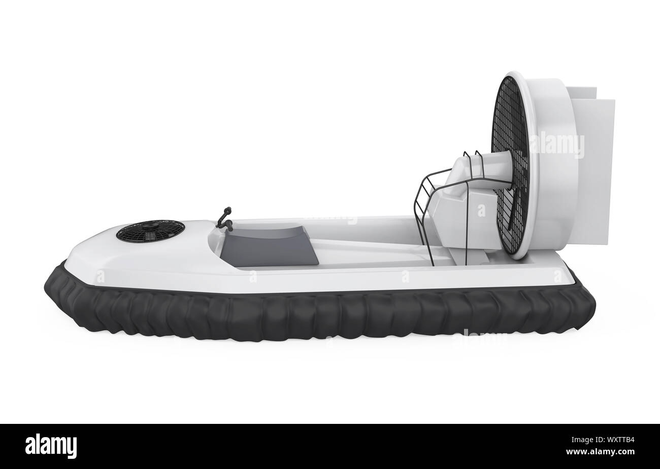 Aircushion Vehicle Isolated Stock Photo Alamy