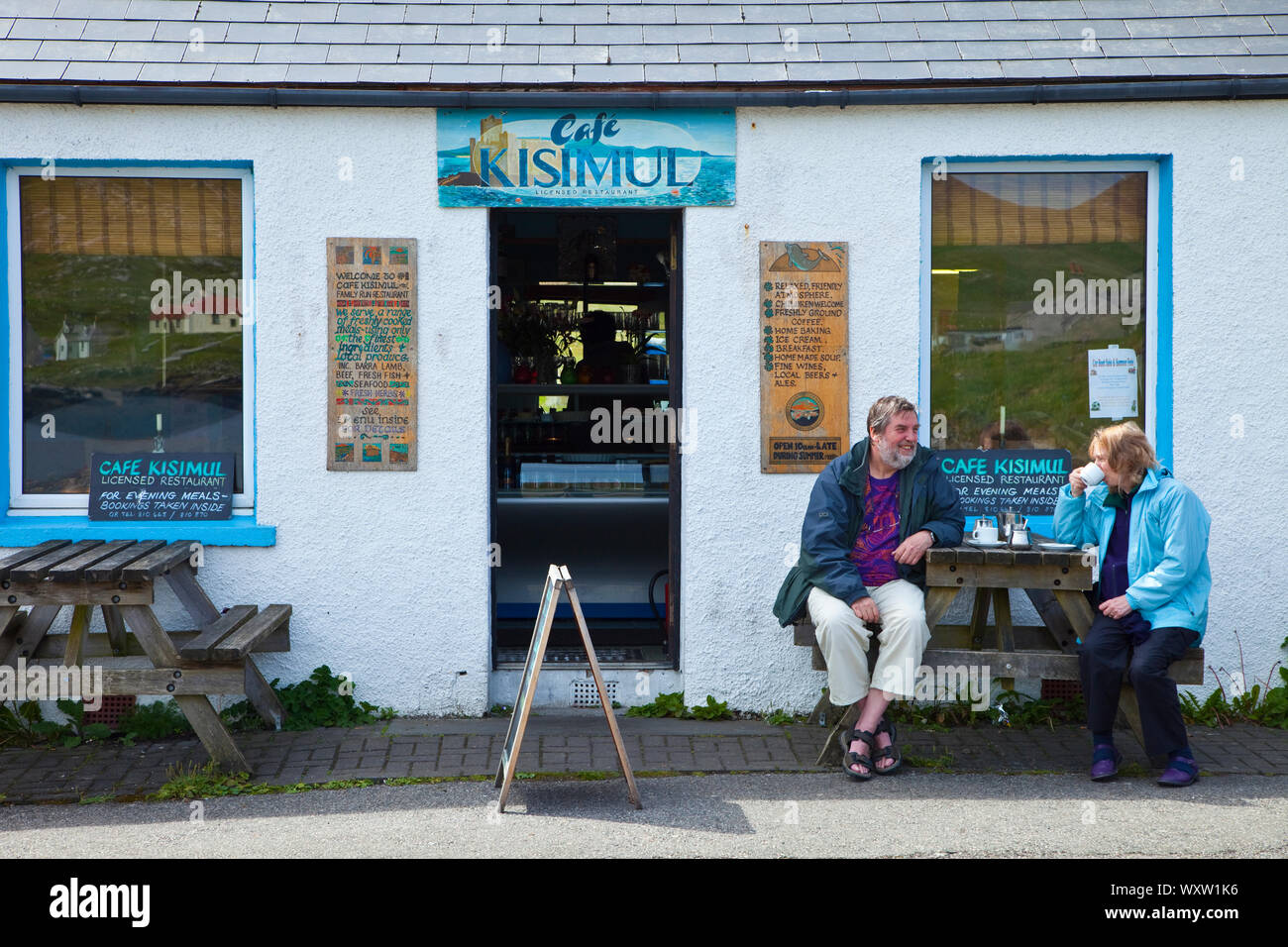 Caf Restaurant En Castlebay Isla Barra Outer Hebrides Scotland UK