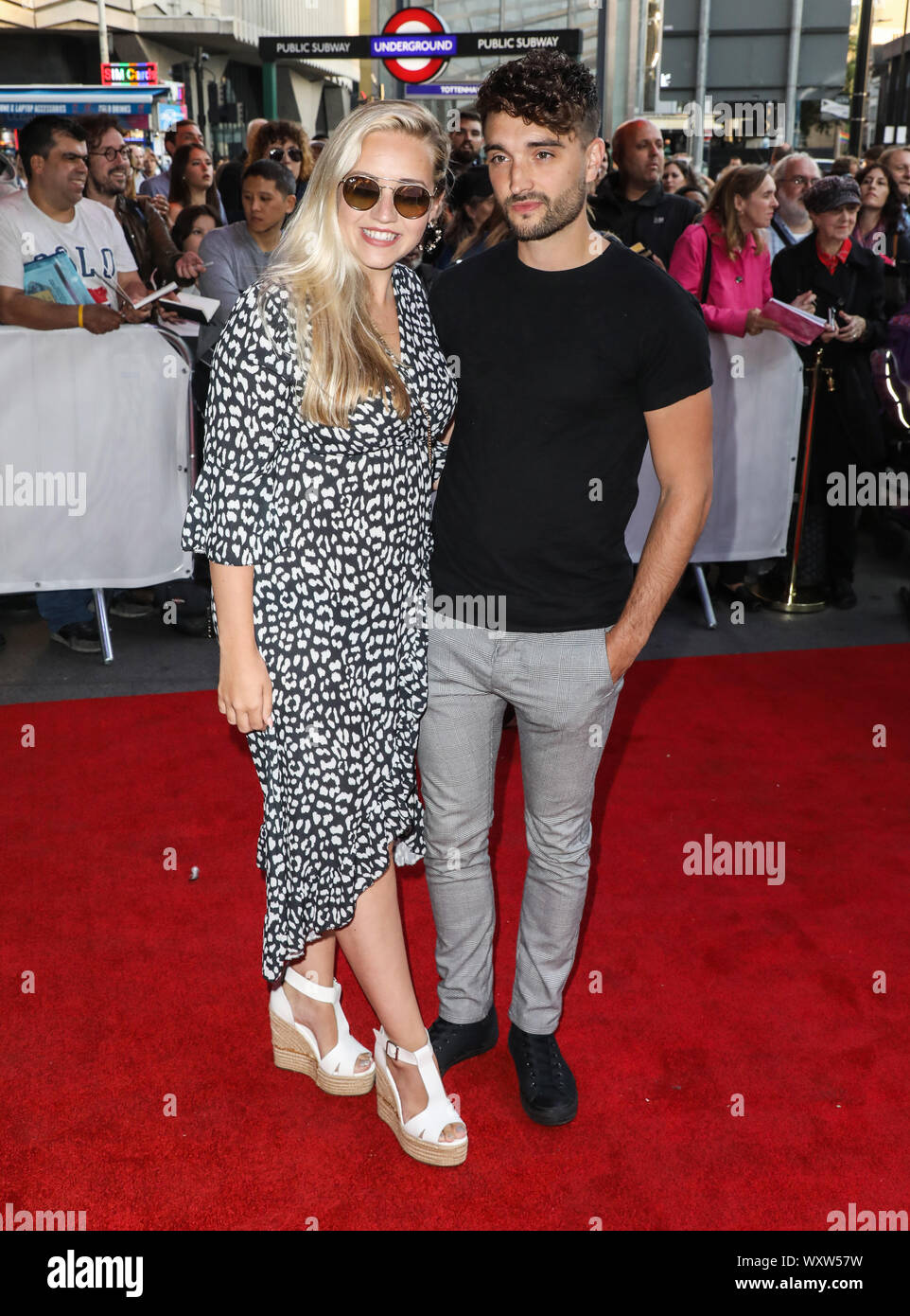 London, UK. 17th Sep, 2019. Kelsey Hardwick and Tom Parker attending the press night for Big the Musical at the Dominion Theatre in London. Credit: SOPA Images Limited/Alamy Live News Stock Photo