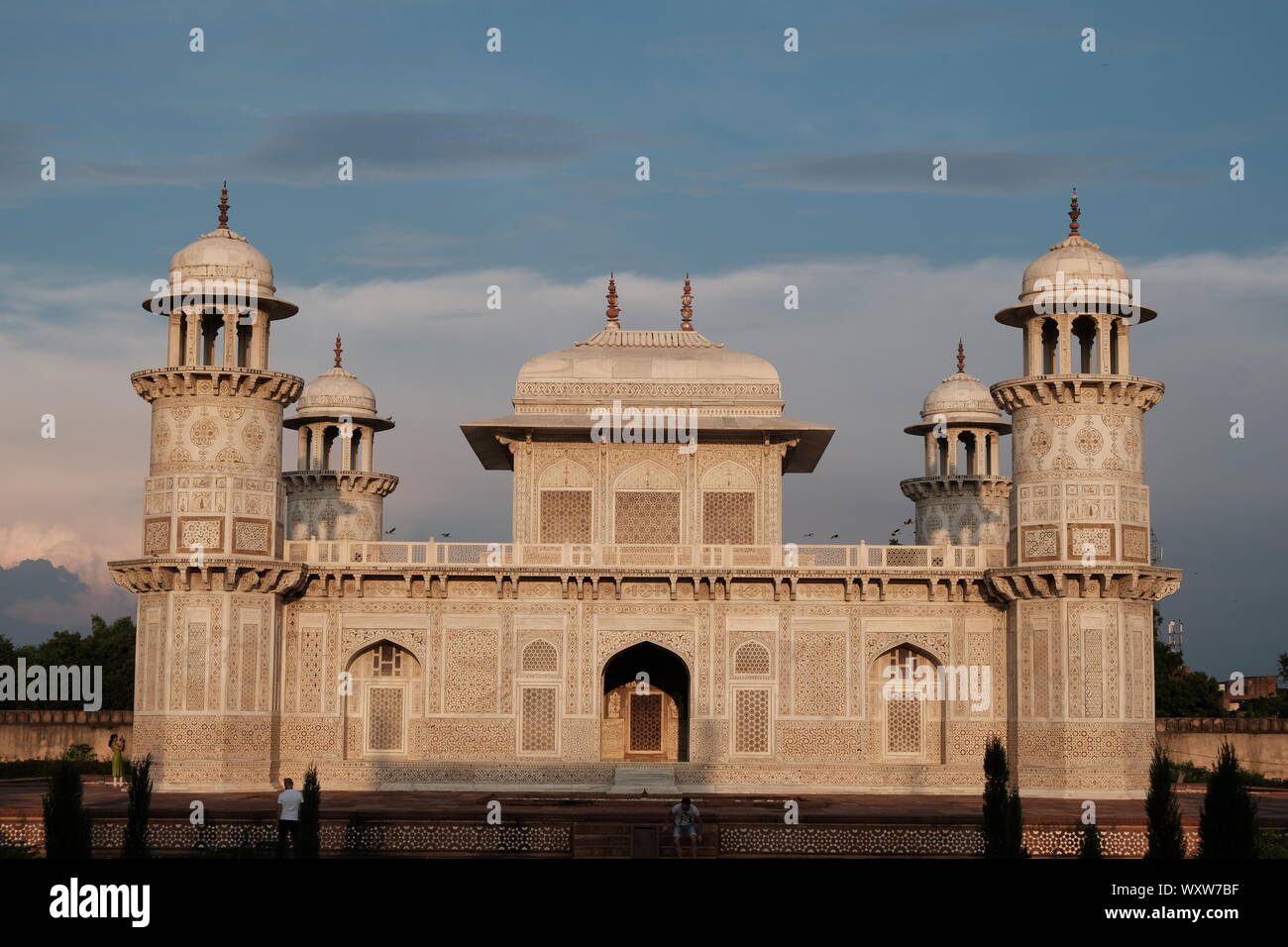 Itmad-ud-Daula ( The Baby Taj Mahal) in Agra at Sunset Stock Photo