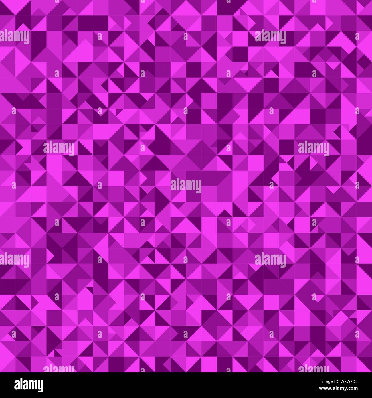 Mosaic triangle pattern background - abstract violet vector graphic ...