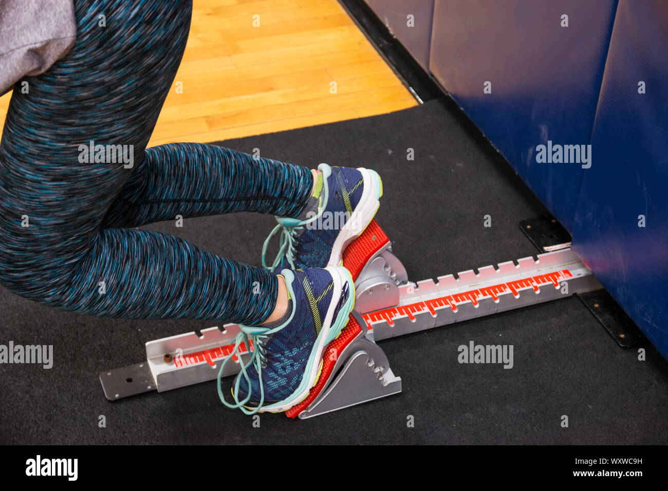 Runner In Starting Blocks High Resolution Stock Photography and Images ...