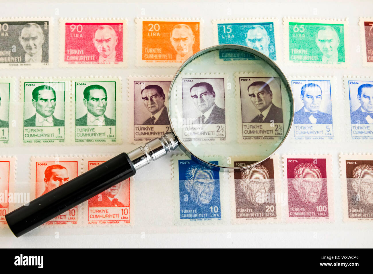 Stamp Album. Collecting. Postage Stamp Collection Stock Photo - Image of  international, foreign: 180832156